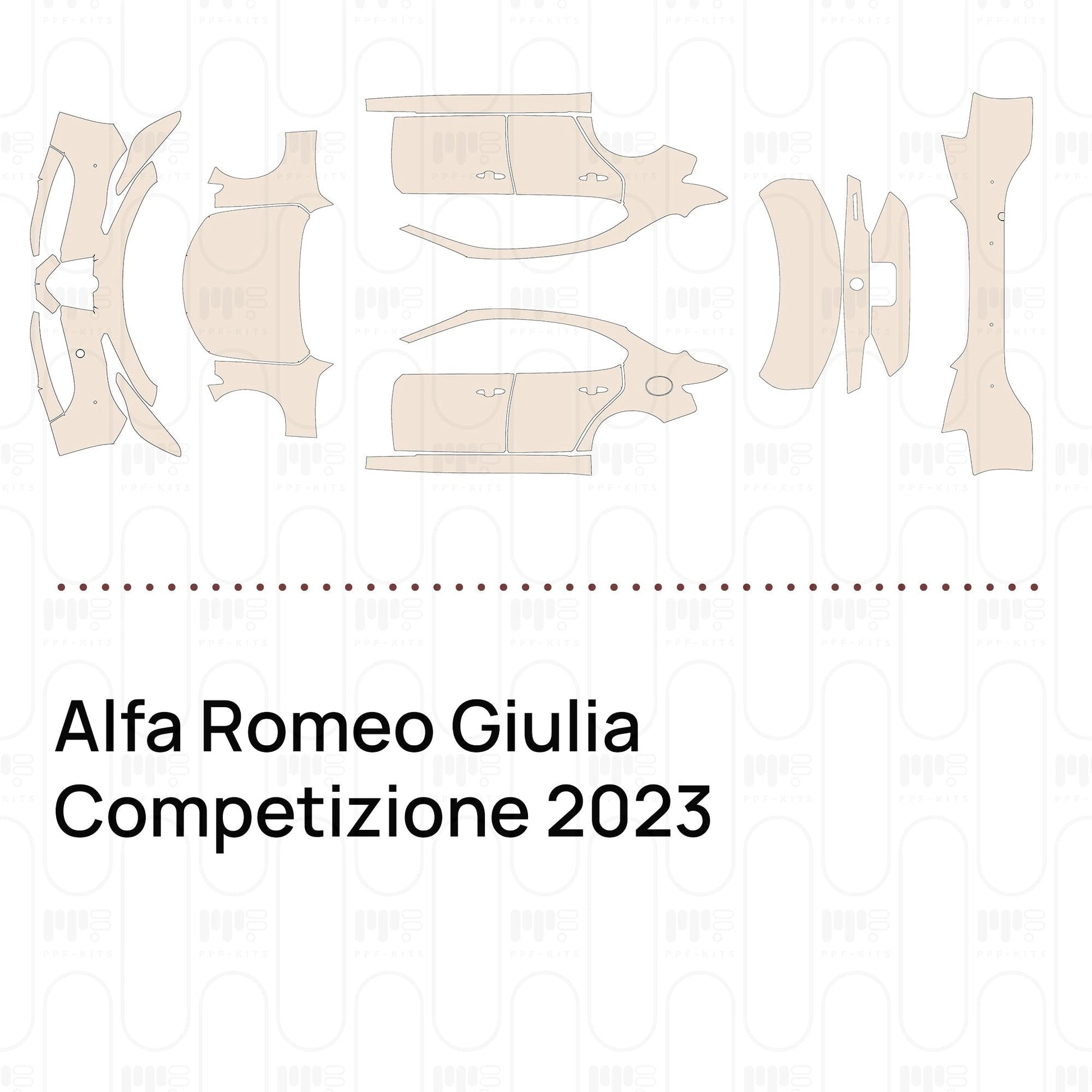Pre-CutPPFAlfaRomeoGiuliaCompetizione2023