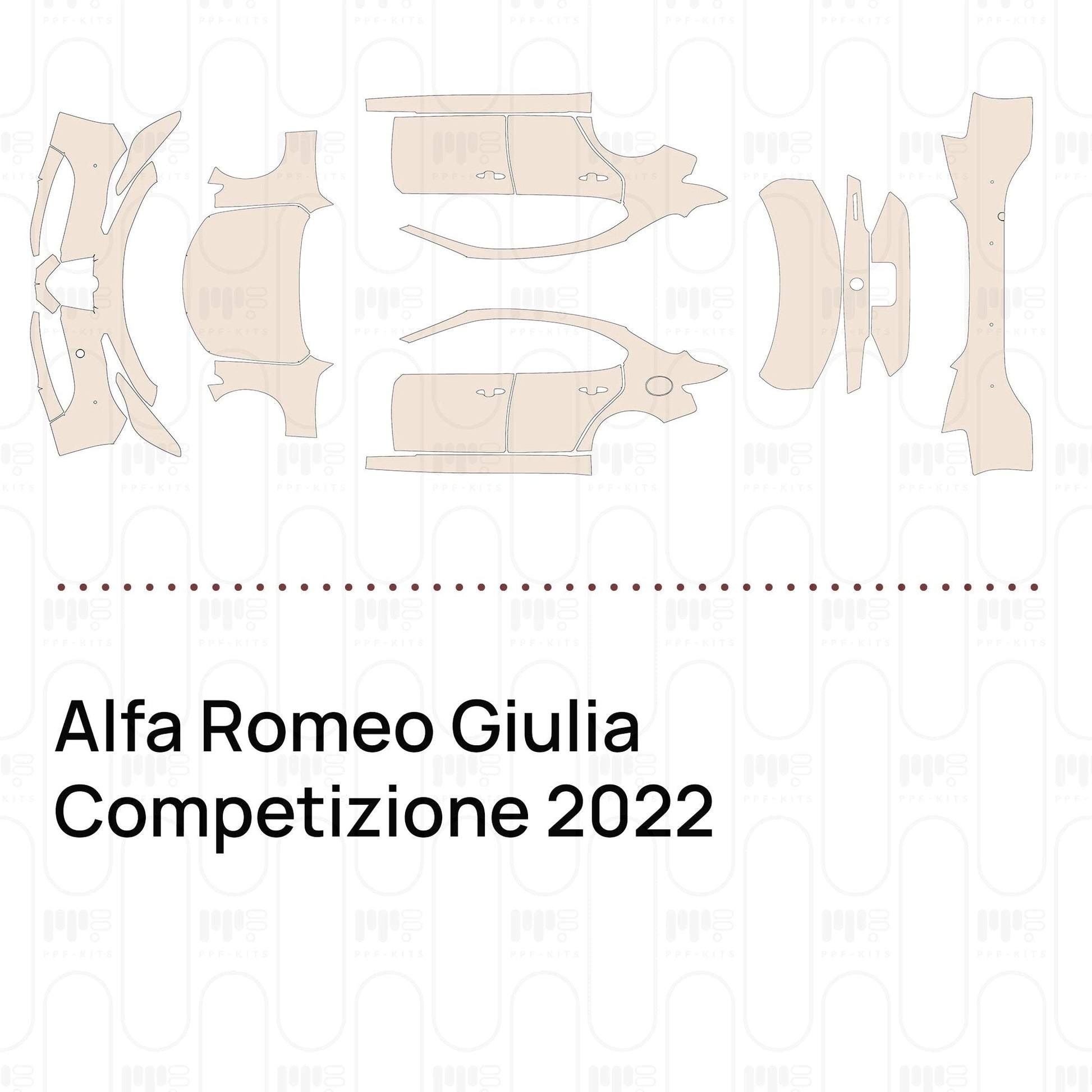 Pre-CutPPFAlfaRomeoGiuliaCompetizione2022