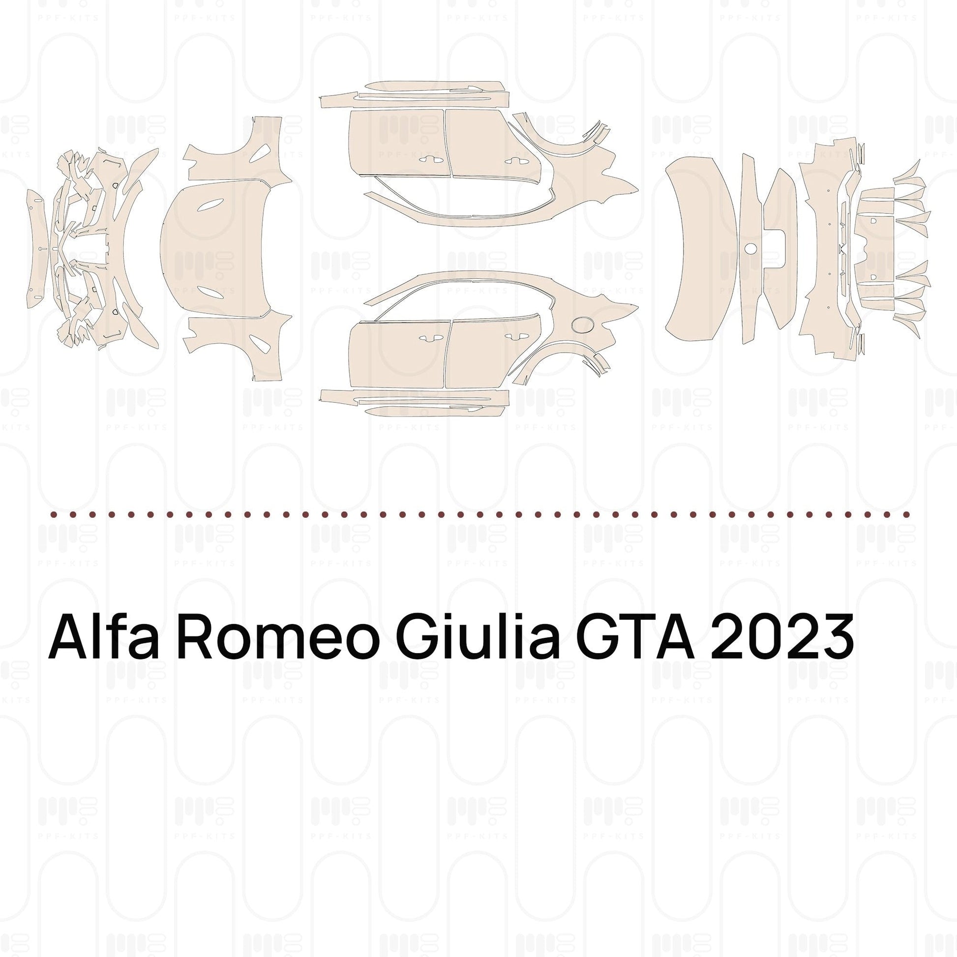 Pre-CutPPFAlfaRomeoGiuliaGTA2023