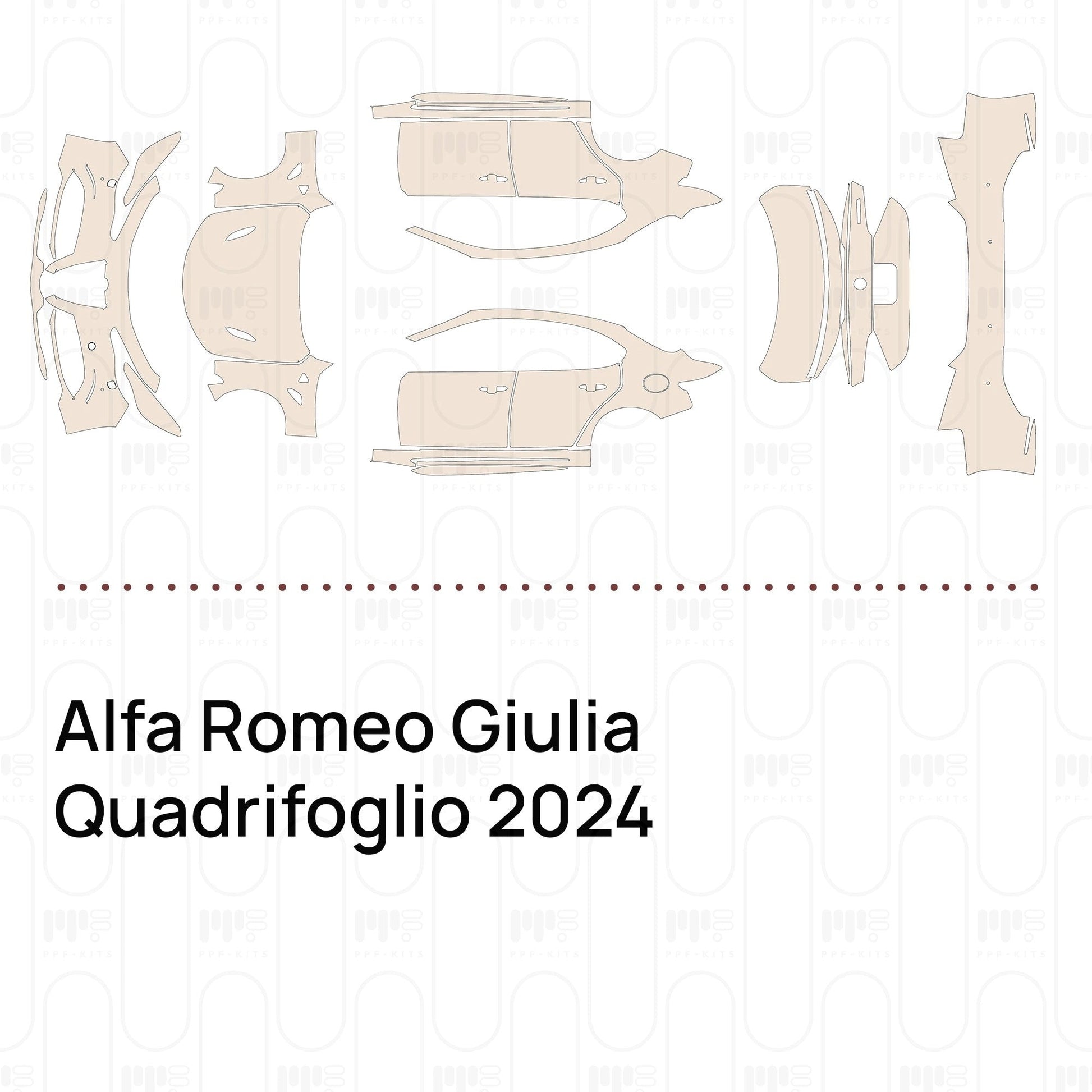 Pre-CutPPFAlfaRomeoGiuliaQuadrifoglio2024