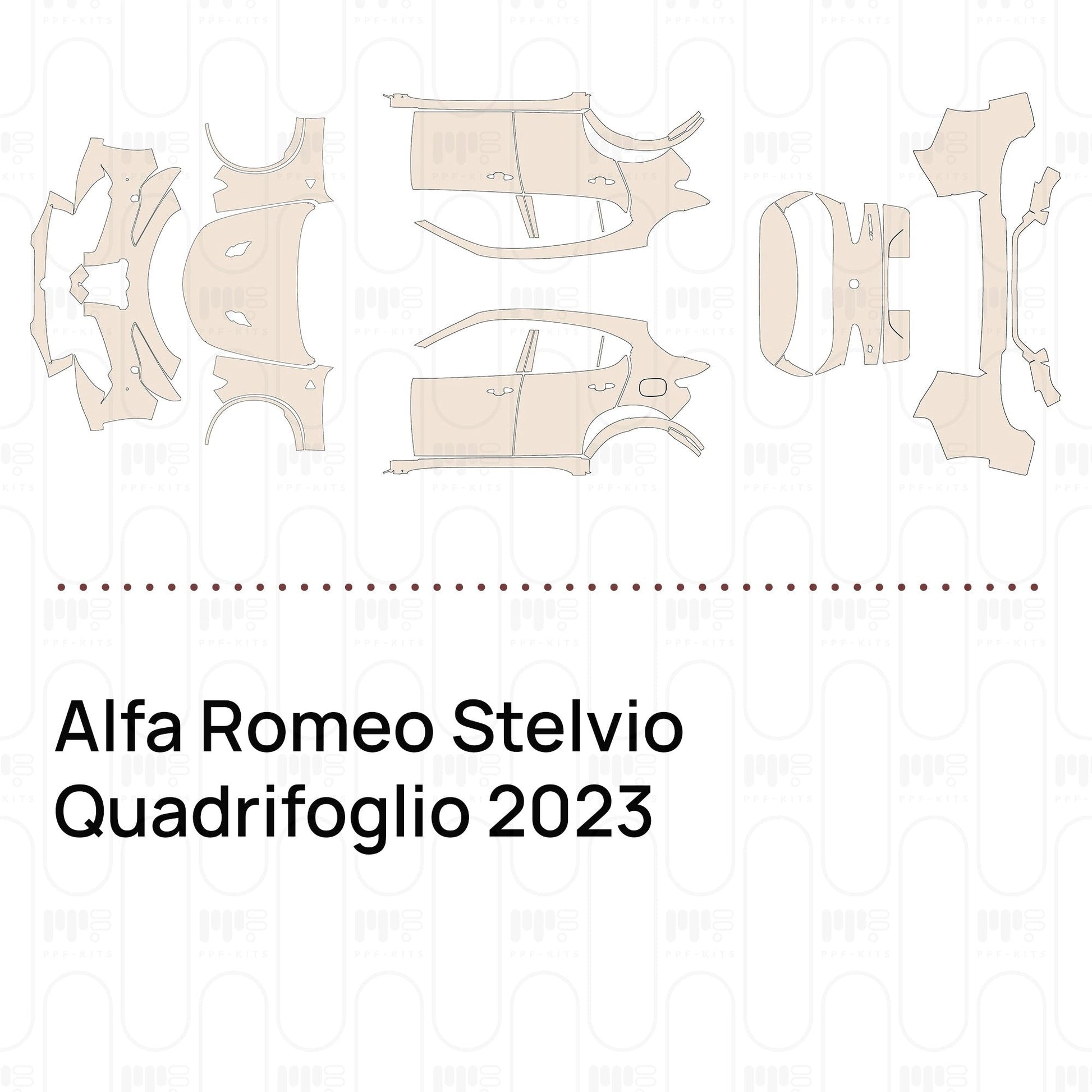 Pre-CutPPFAlfaRomeoStelvioQuadrifoglio2023