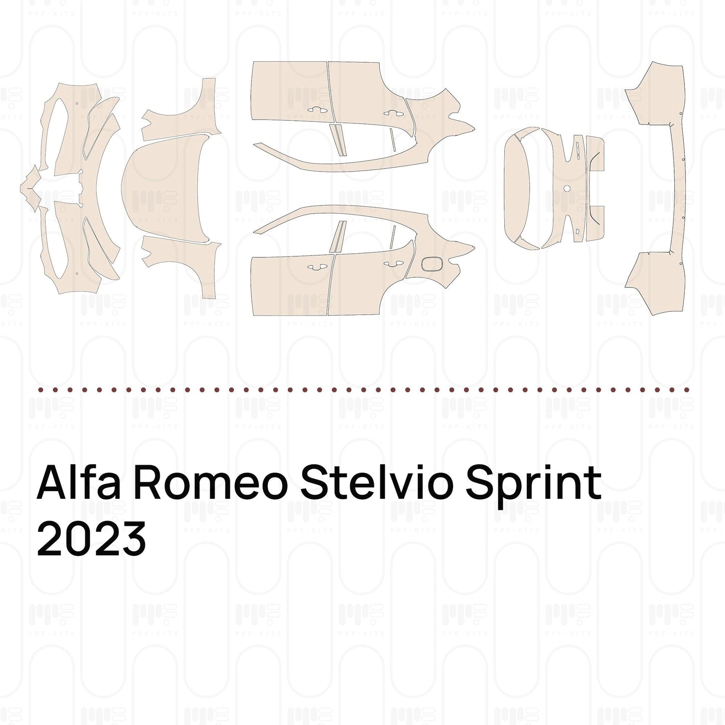 Pre-CutPPFAlfaRomeoStelvioSprint2023