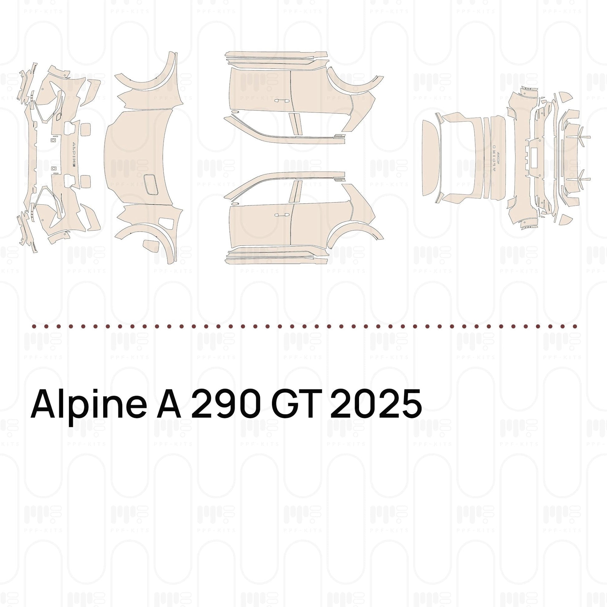 Pre-CutPPFAlpineA290GT2025