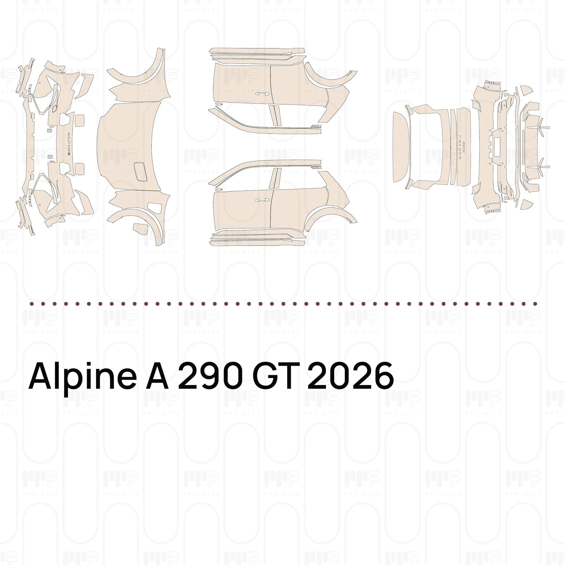 Pre-CutPPFAlpineA290GT2026