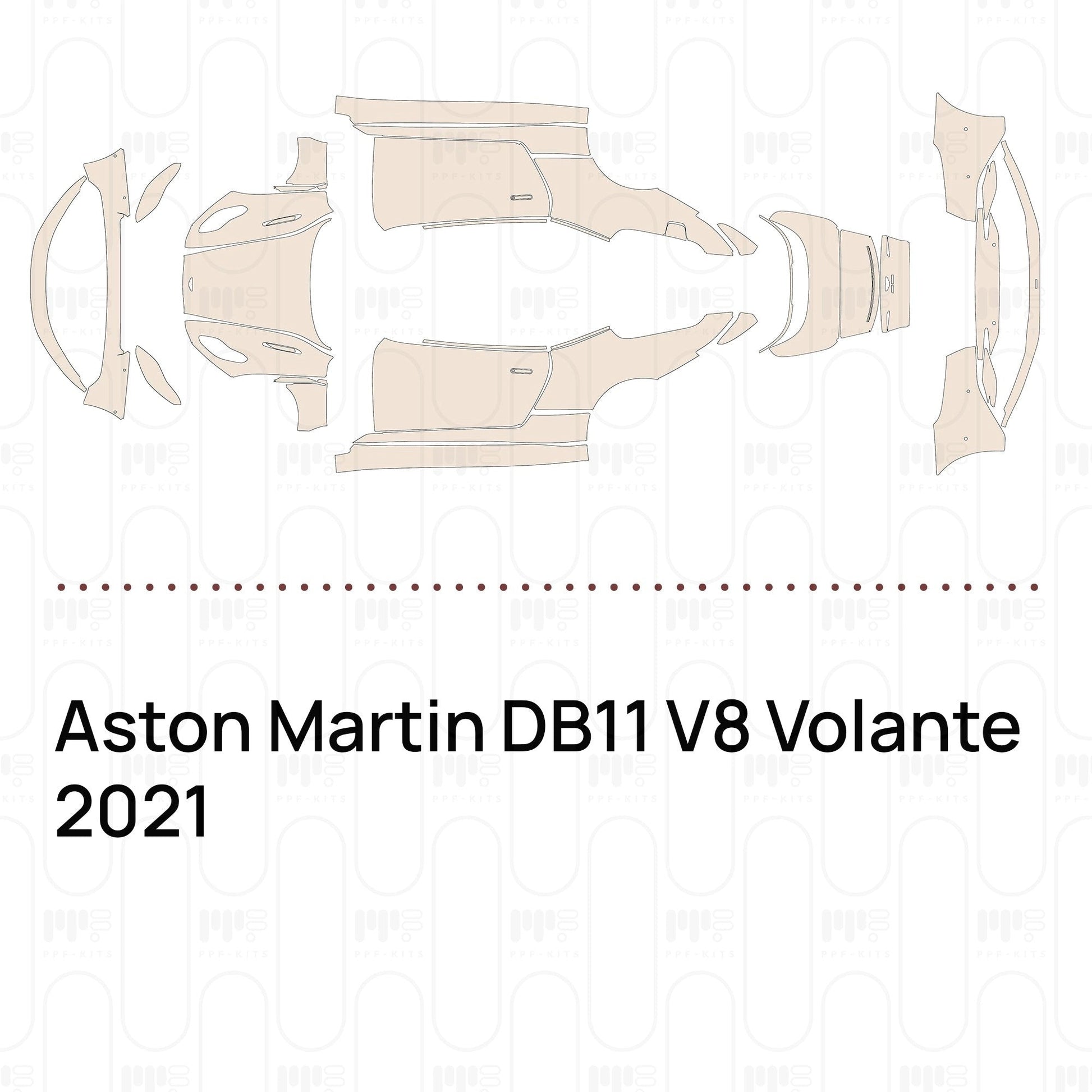 Pre-CutPPFAstonMartinDB11V8Volante2021