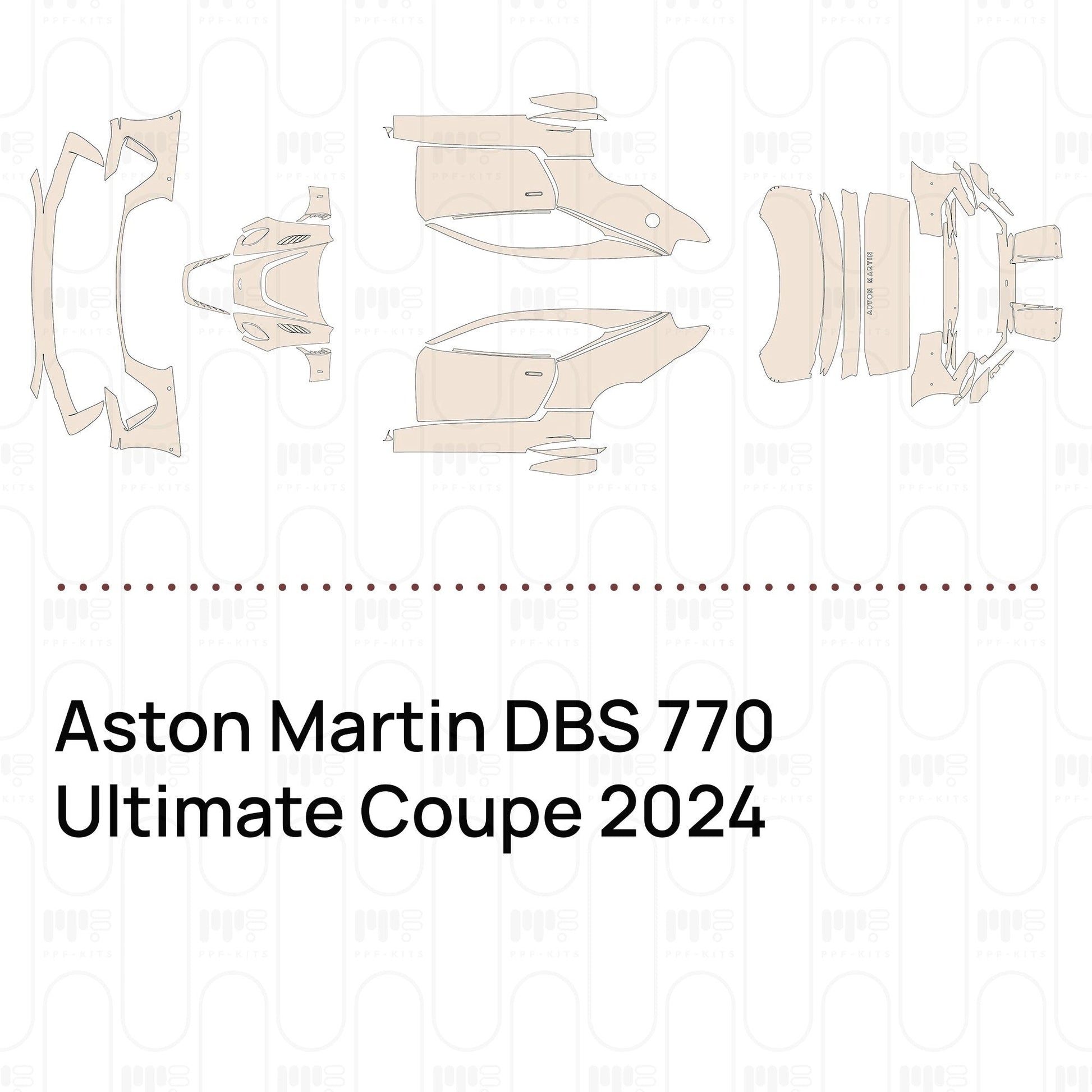 Pre-CutPPFAstonMartinDBS770UltimateCoupe2024