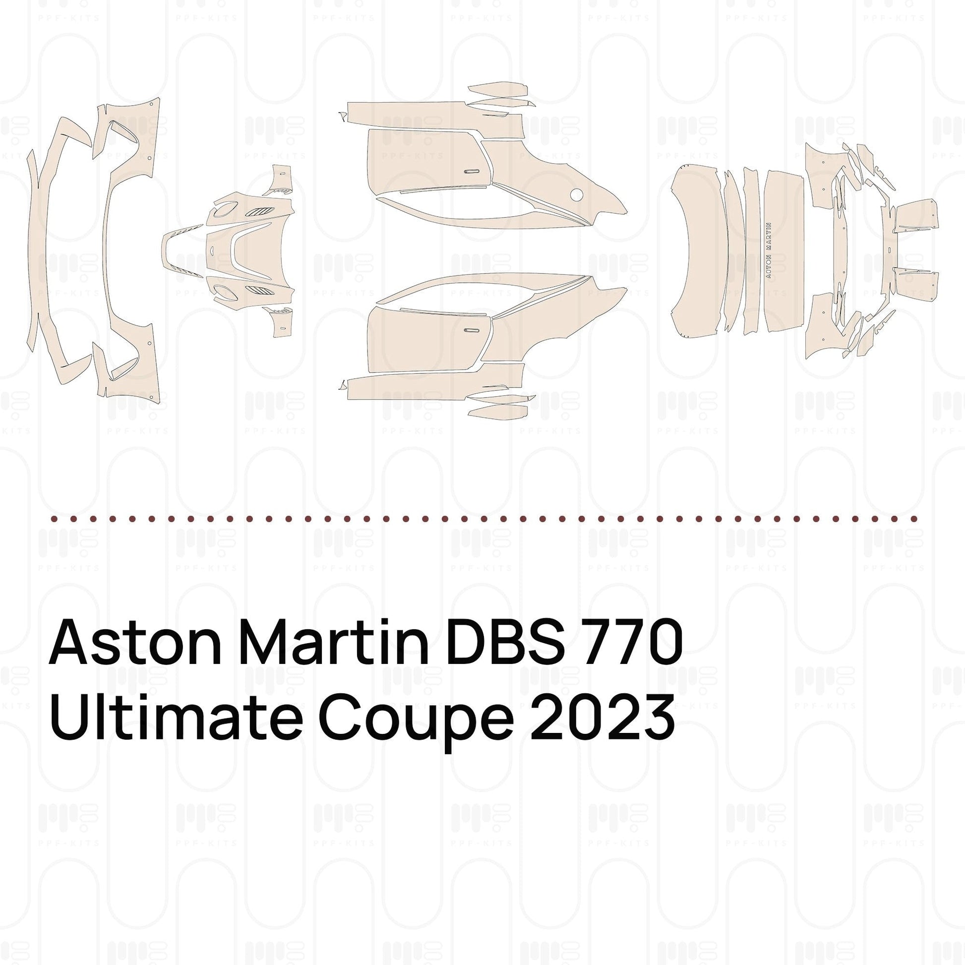 Pre-CutPPFAstonMartinDBS770UltimateCoupe2023