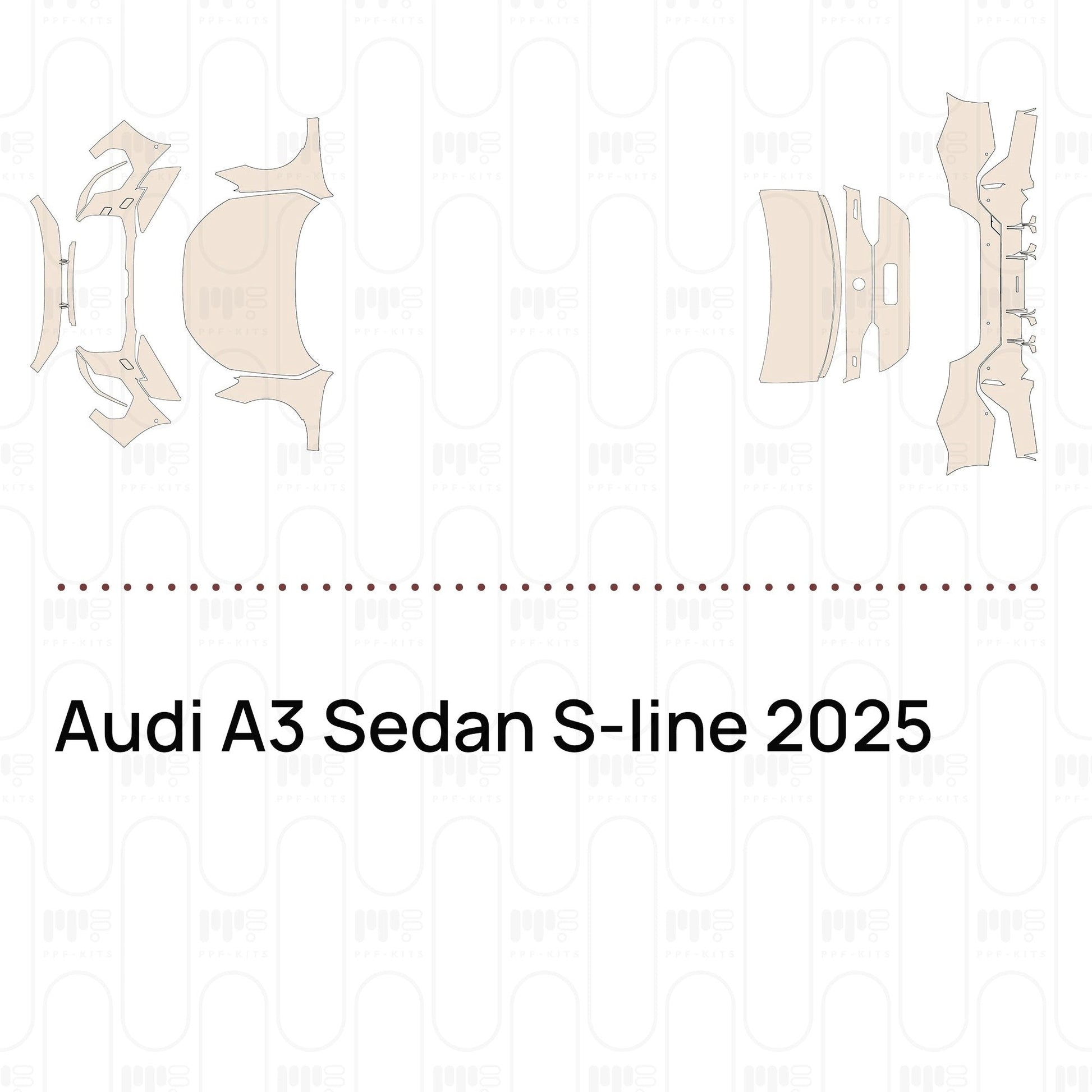 Pre-CutPPFAudiA3SedanS-line2025