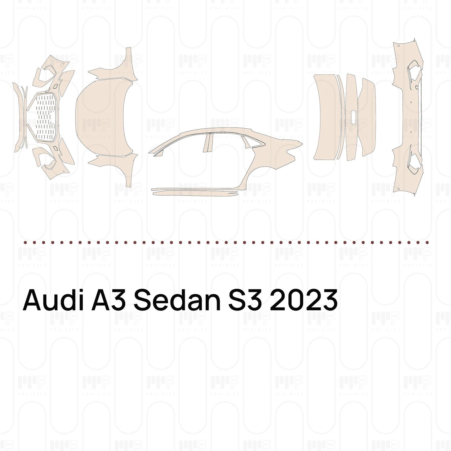 Pre-CutPPFAudiA3SedanS32023