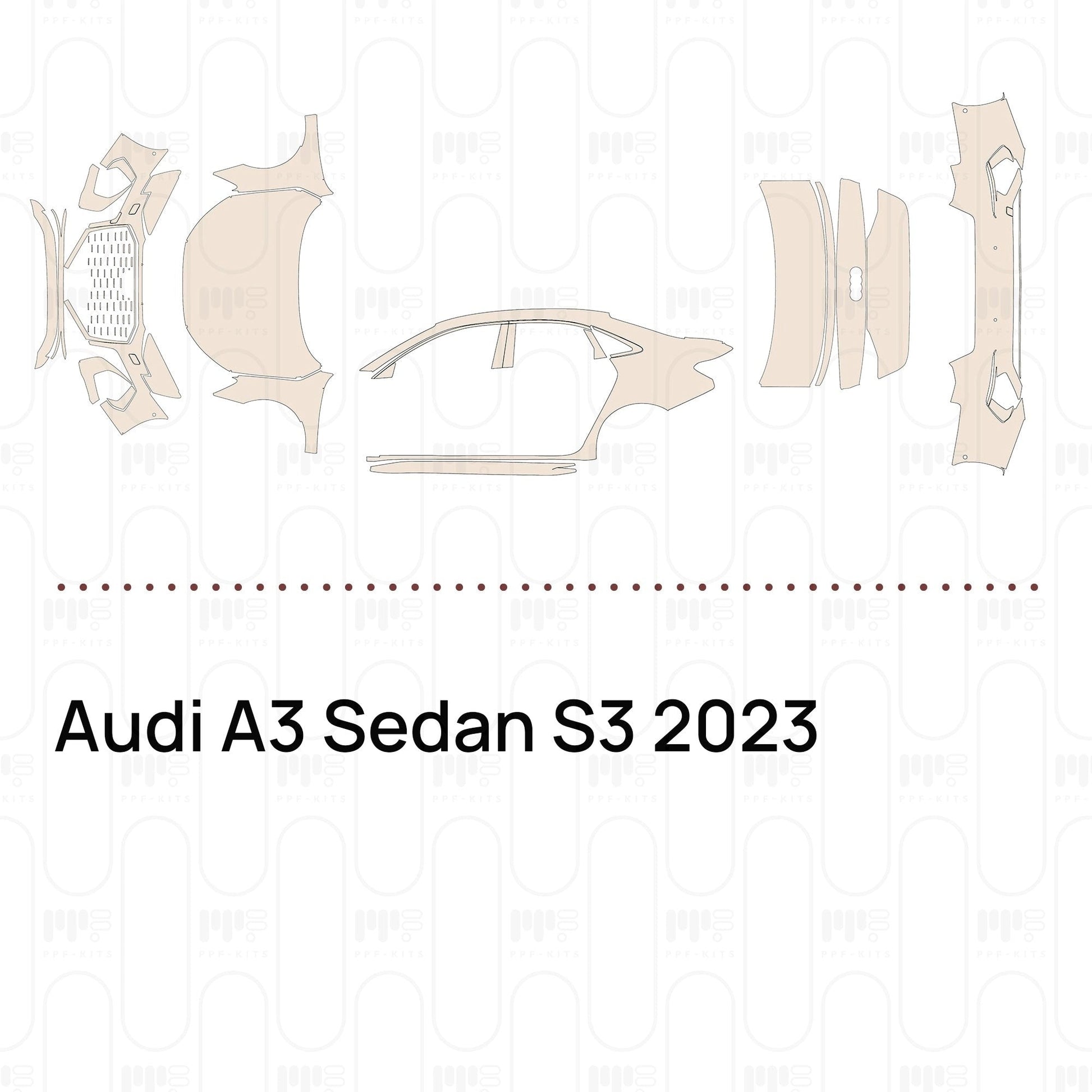 Pre-CutPPFAudiA3SedanS32023