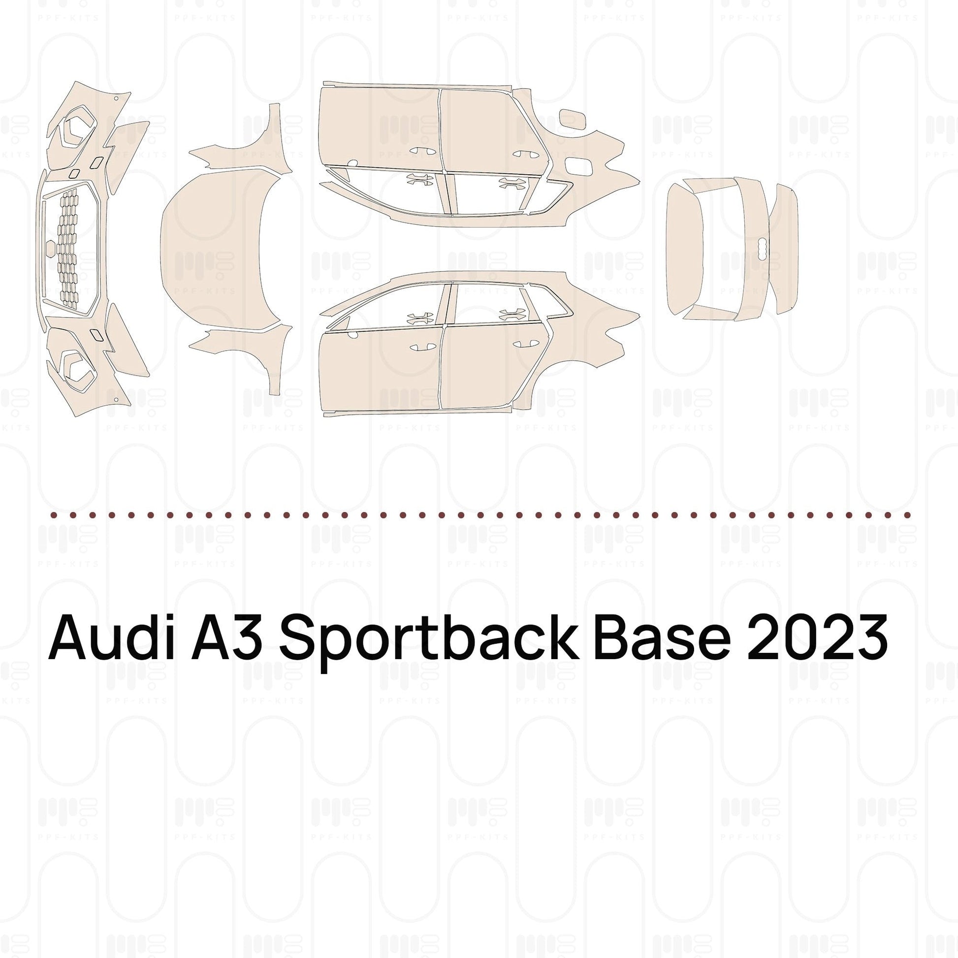 Pre-CutPPFAudiA3SportbackBase2023