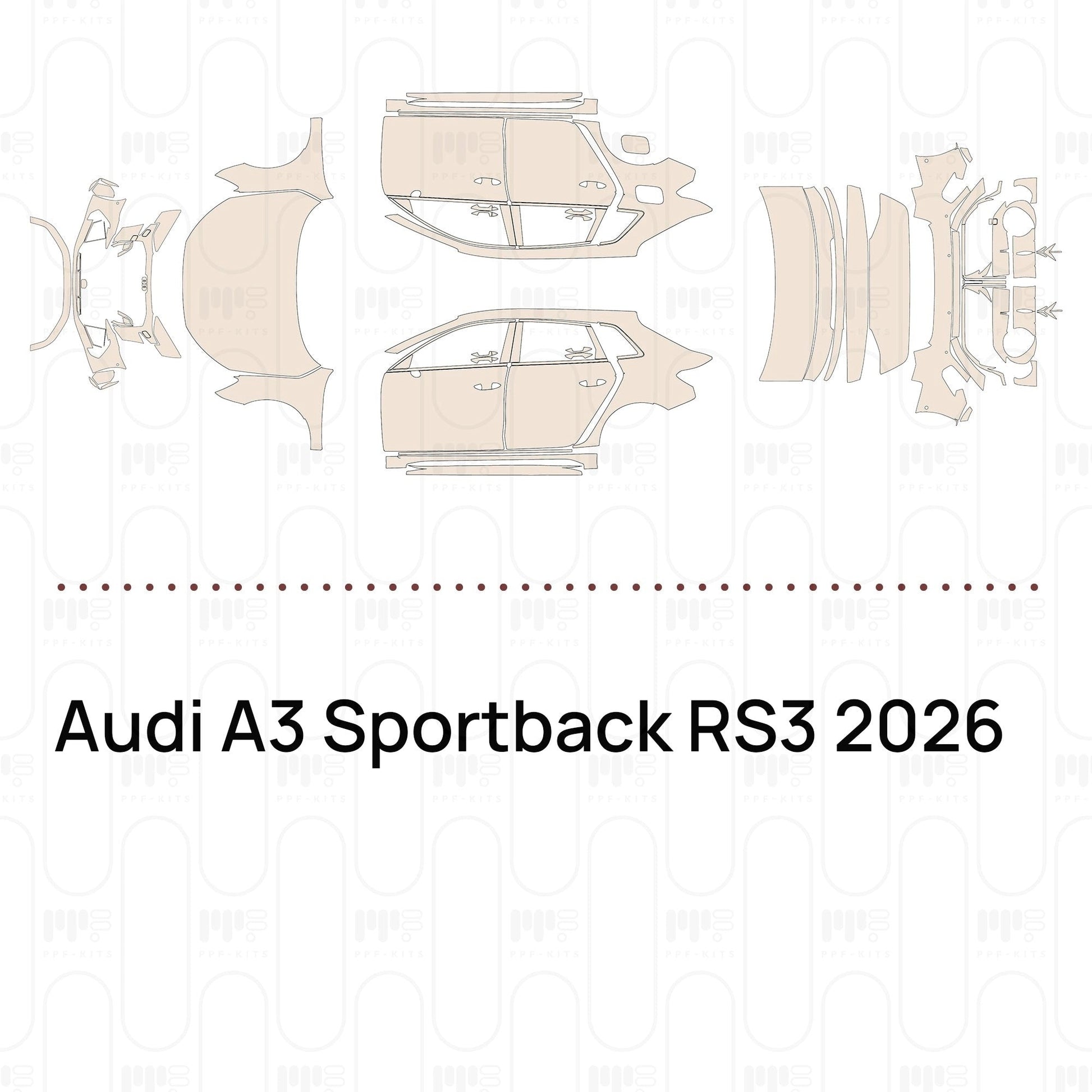 Pre-CutPPFAudiA3SportbackRS32026