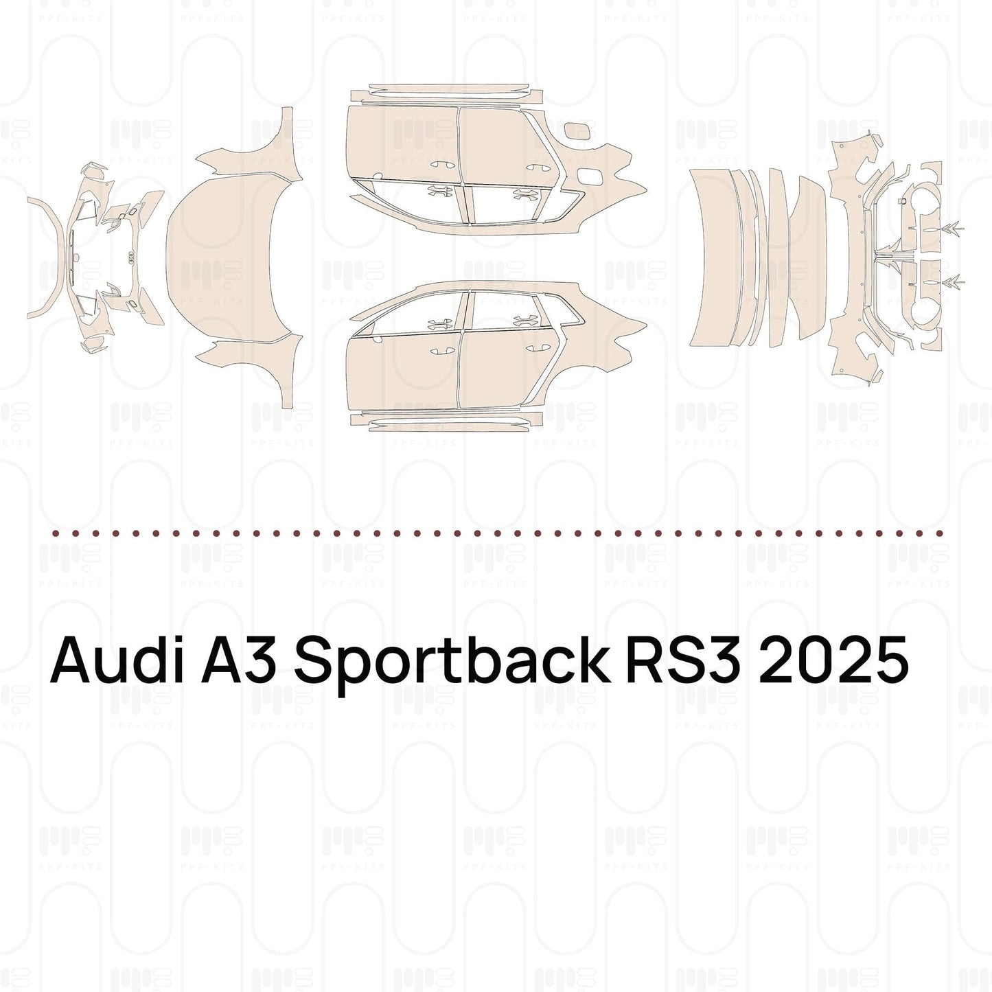Pre-CutPPFAudiA3SportbackRS32025