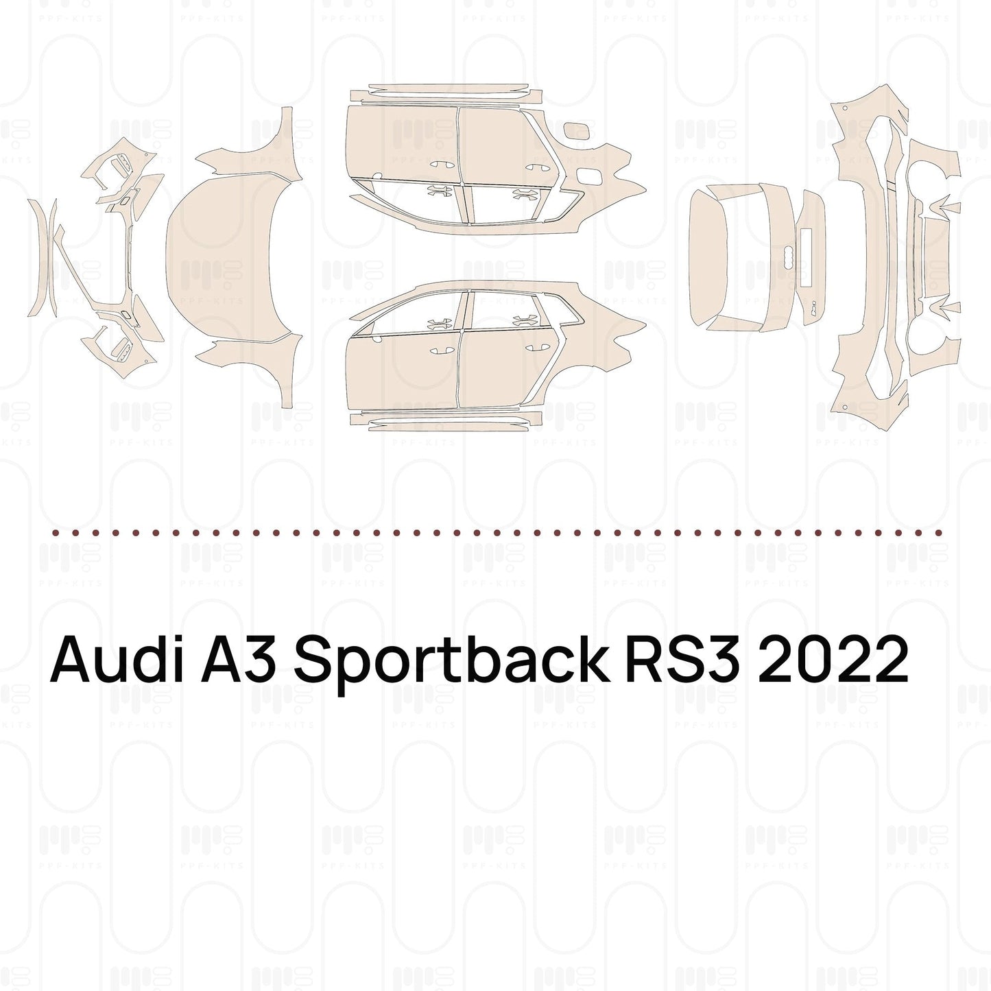 Pre-CutPPFAudiA3SportbackRS32022