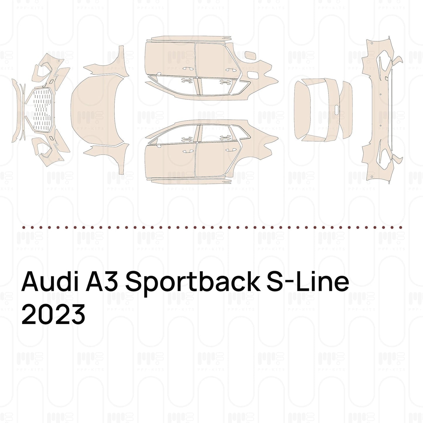 Pre-CutPPFAudiA3SportbackS-Line2023