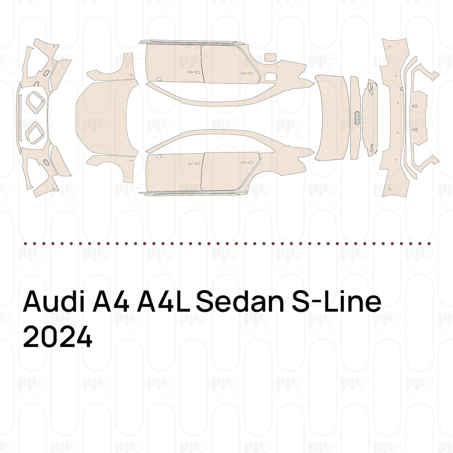 Pre-CutPPFAudiA4A4LSedanS-Line2024