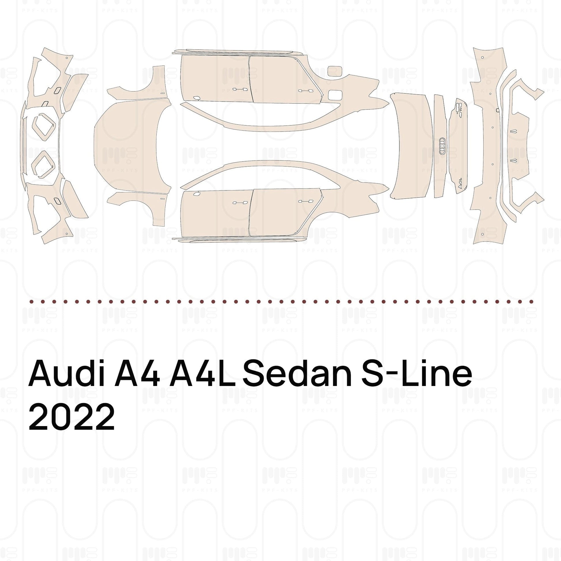Pre-CutPPFAudiA4A4LSedanS-Line2022