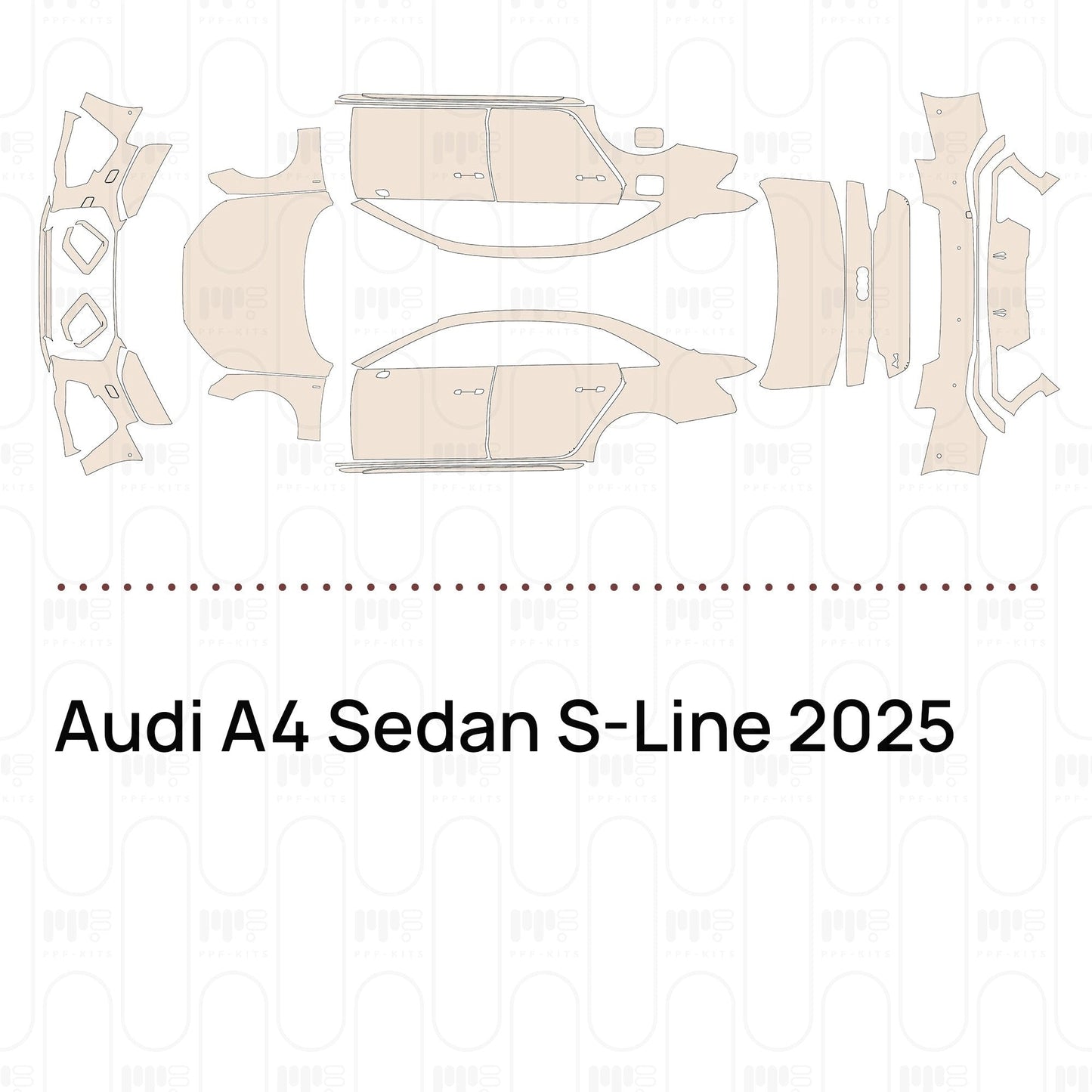 Pre-CutPPFAudiA4SedanS-Line2025