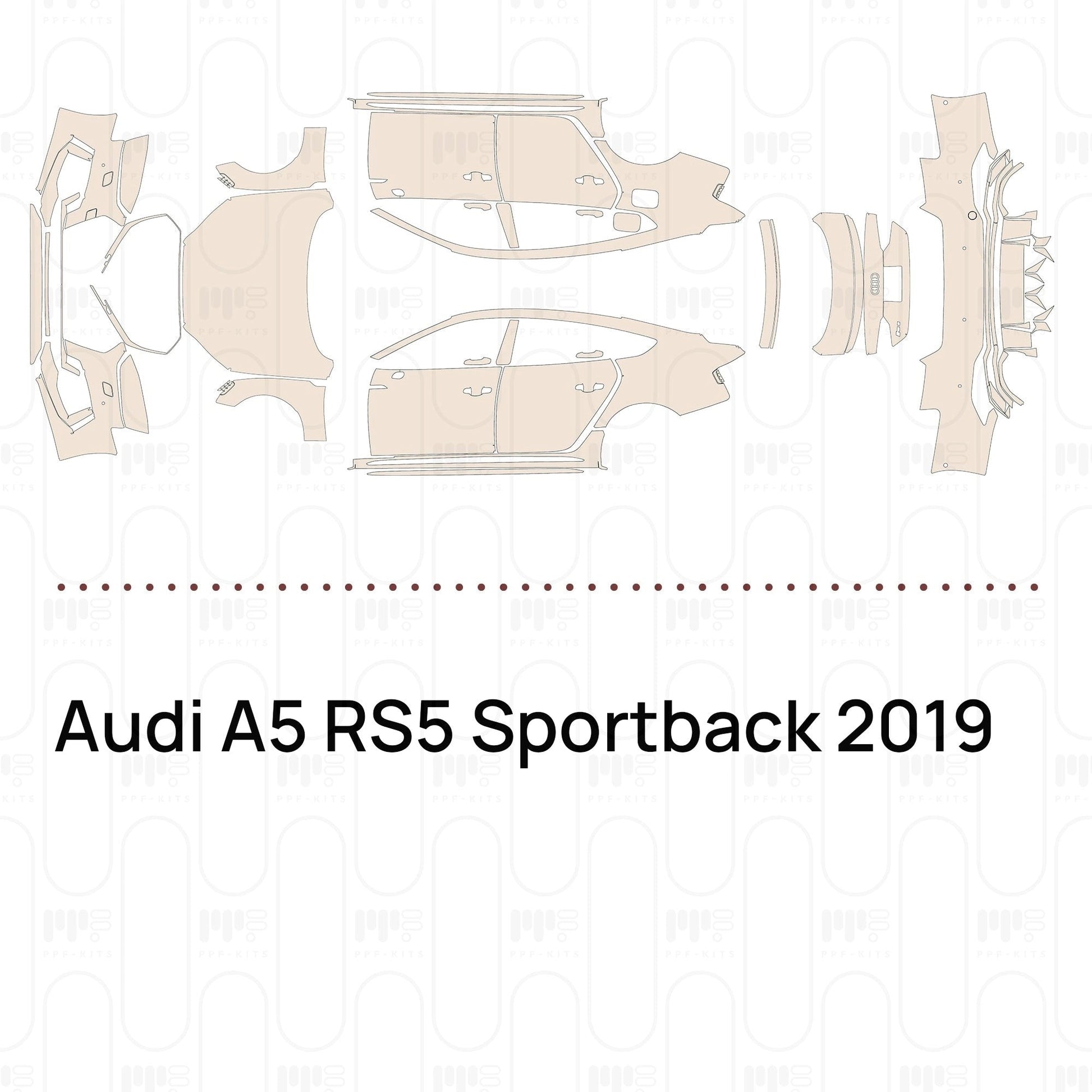 Pre-CutPPFAudiA5RS5Sportback2019