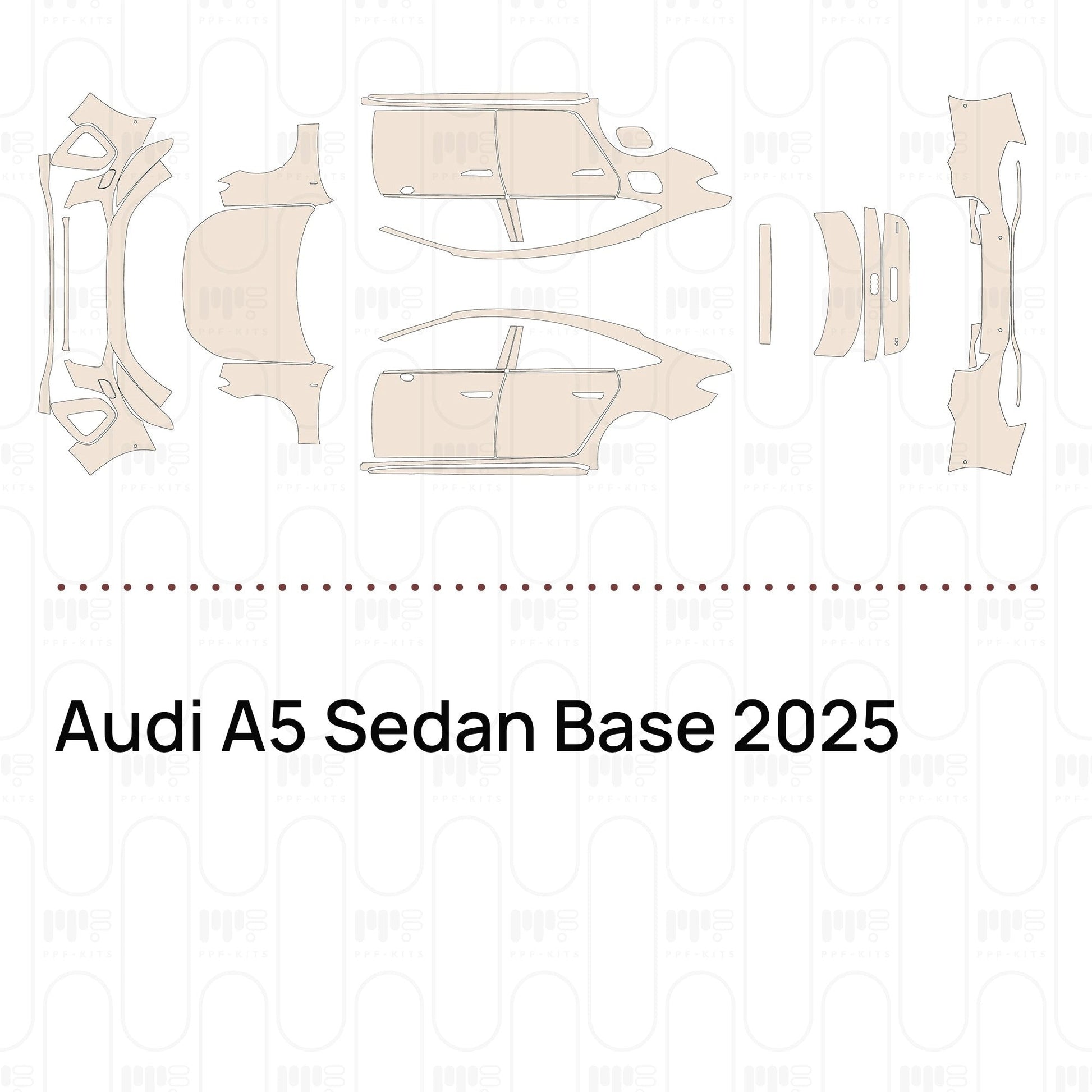 Pre-CutPPFAudiA5SedanBase2025
