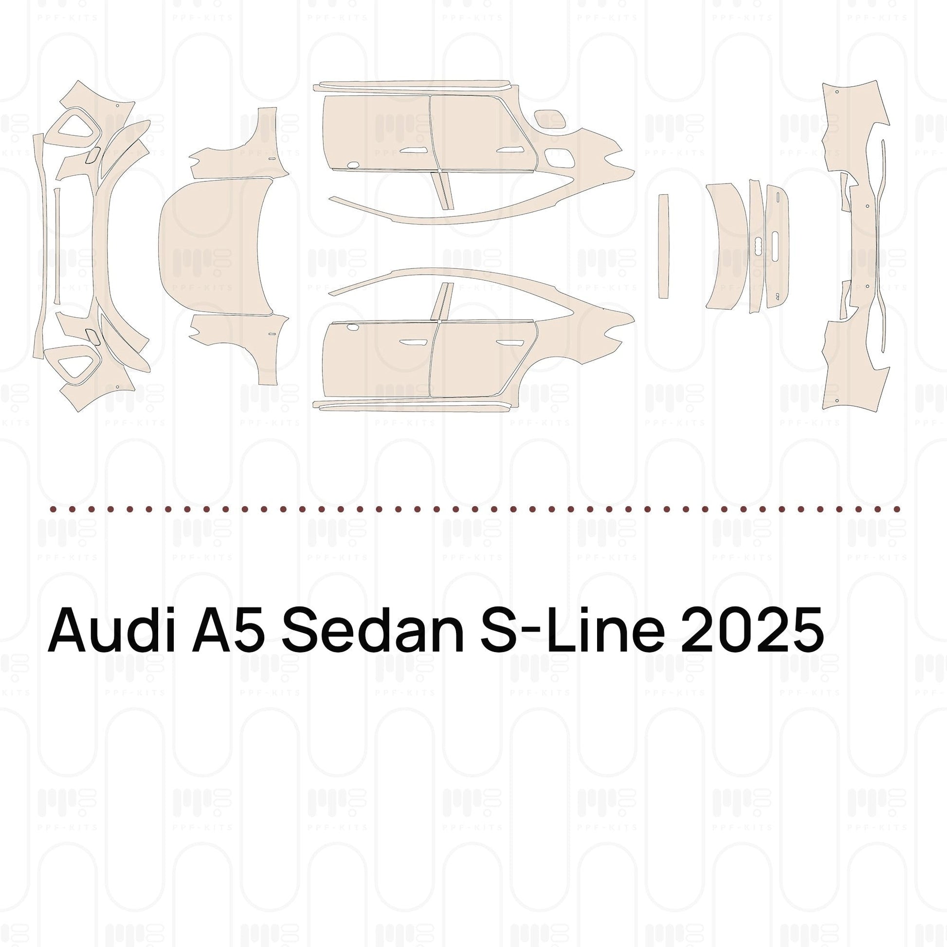 Pre-CutPPFAudiA5SedanS-Line2025