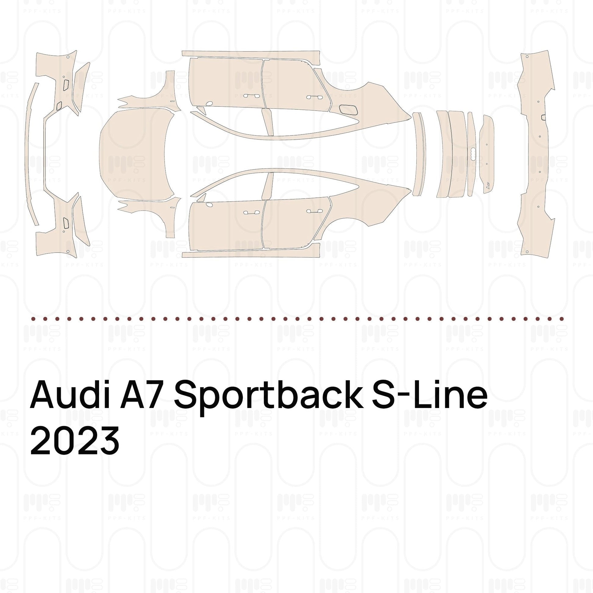 Pre-CutPPFAudiA7SportbackS-Line2023
