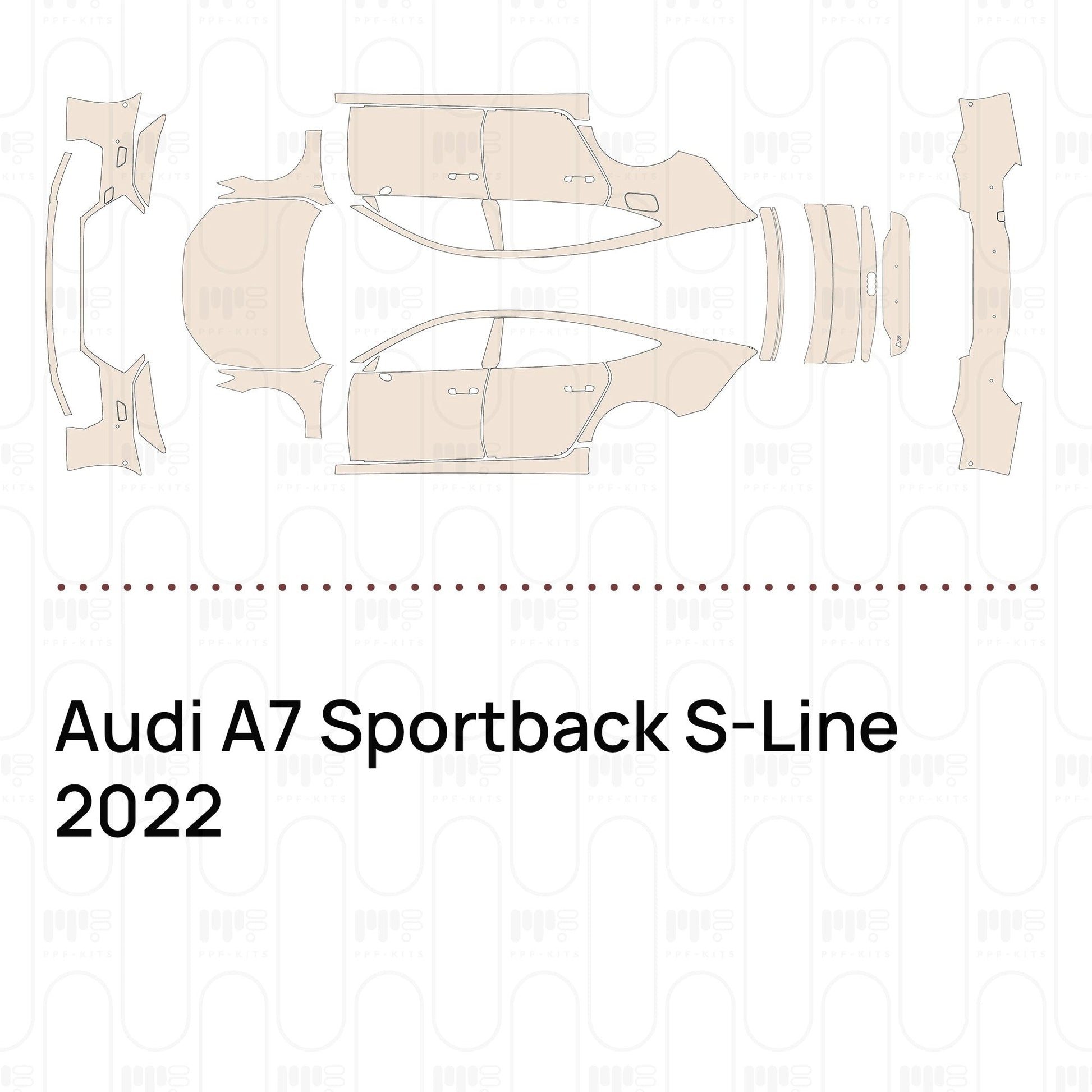 Pre-CutPPFAudiA7SportbackS-Line2022
