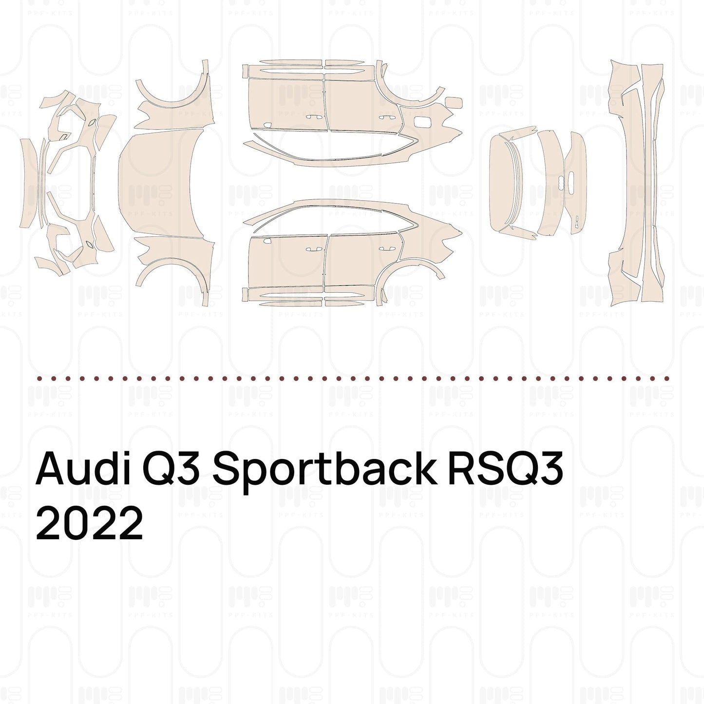 Pre-CutPPFAudiQ3SportbackRSQ32022