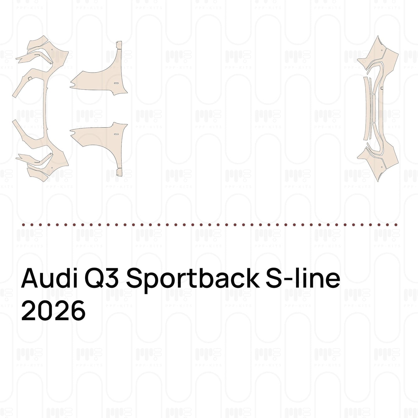 Pre-CutPPFAudiQ3SportbackS-Line2026