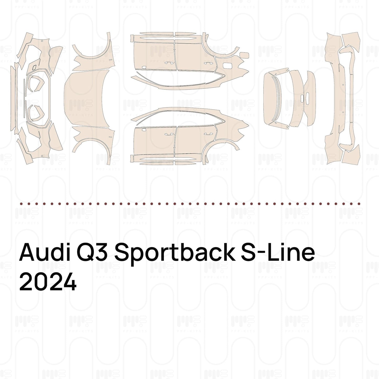 Pre-CutPPFAudiQ3SportbackS-Line2024