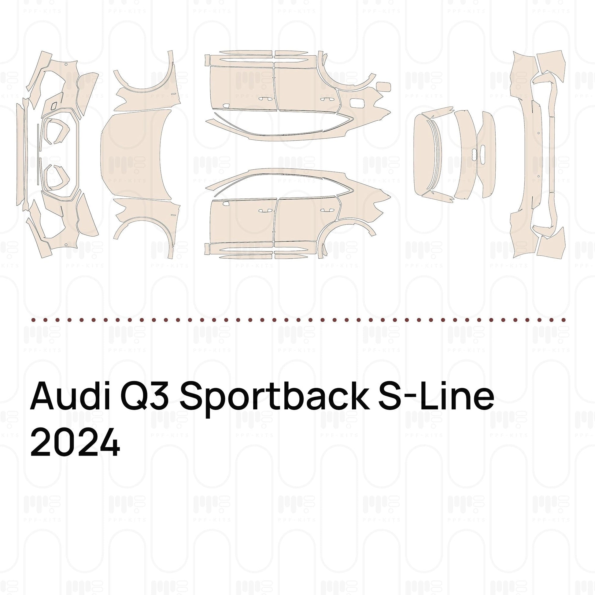 Pre-CutPPFAudiQ3SportbackS-Line2024