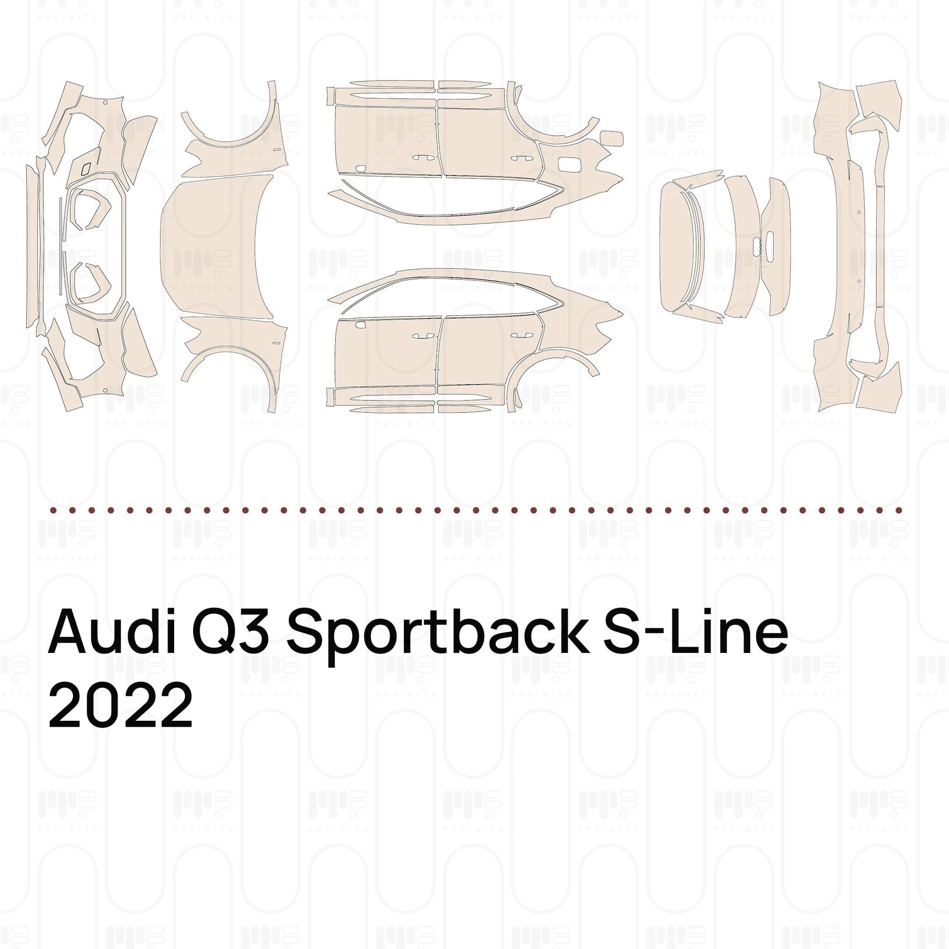 Pre-CutPPFAudiQ3SportbackS-Line2022