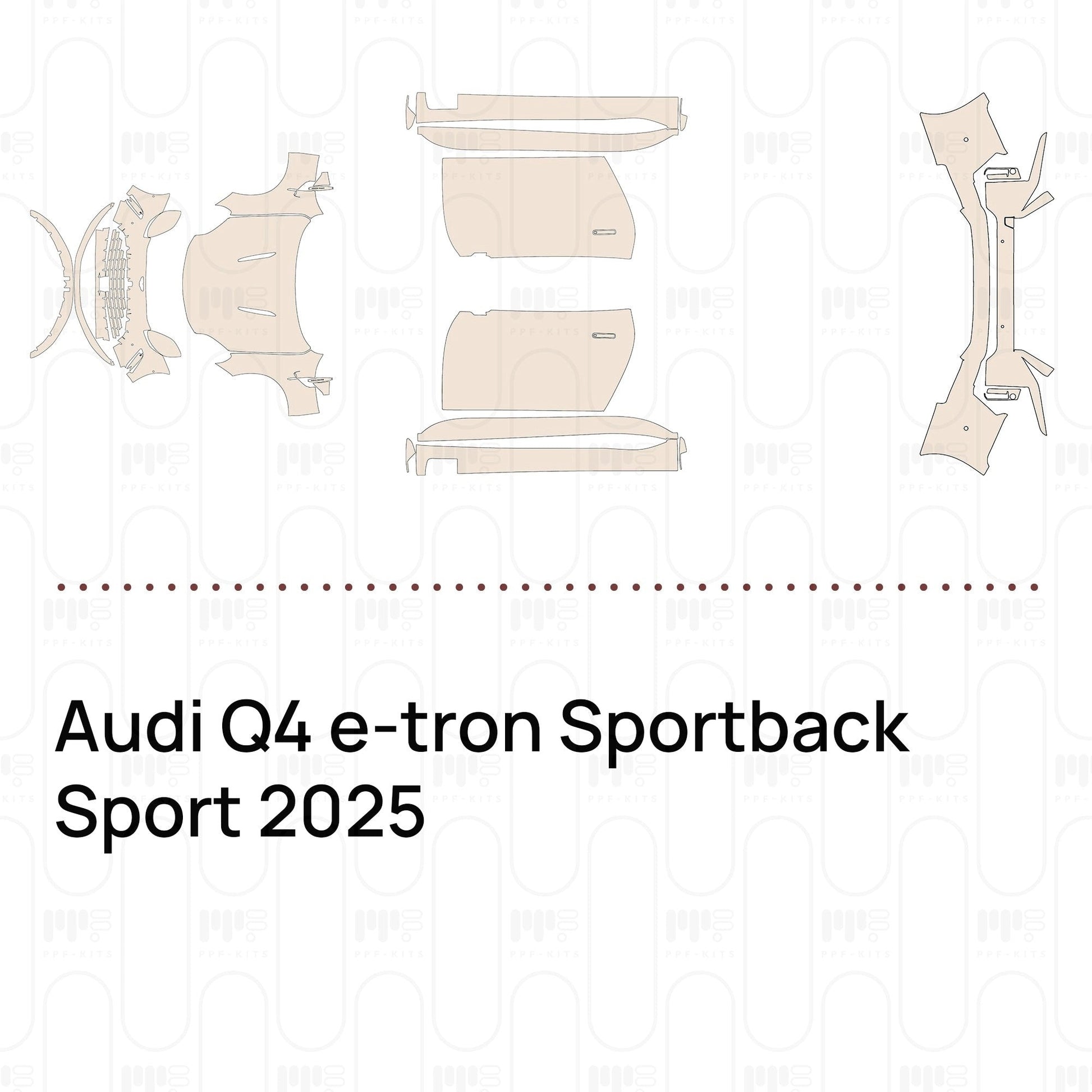 Pre-CutPPFAudiQ4e-tronSportbackSport2025