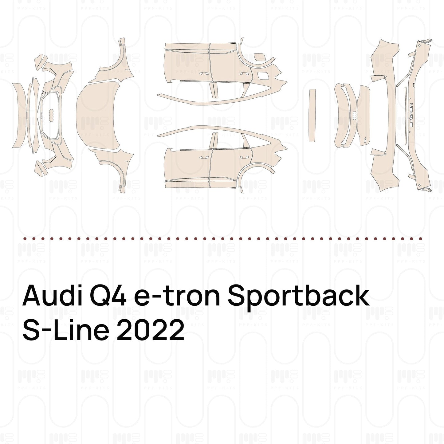 Pre-CutPPFAudiQ4e-tronSportbackS-Line2022