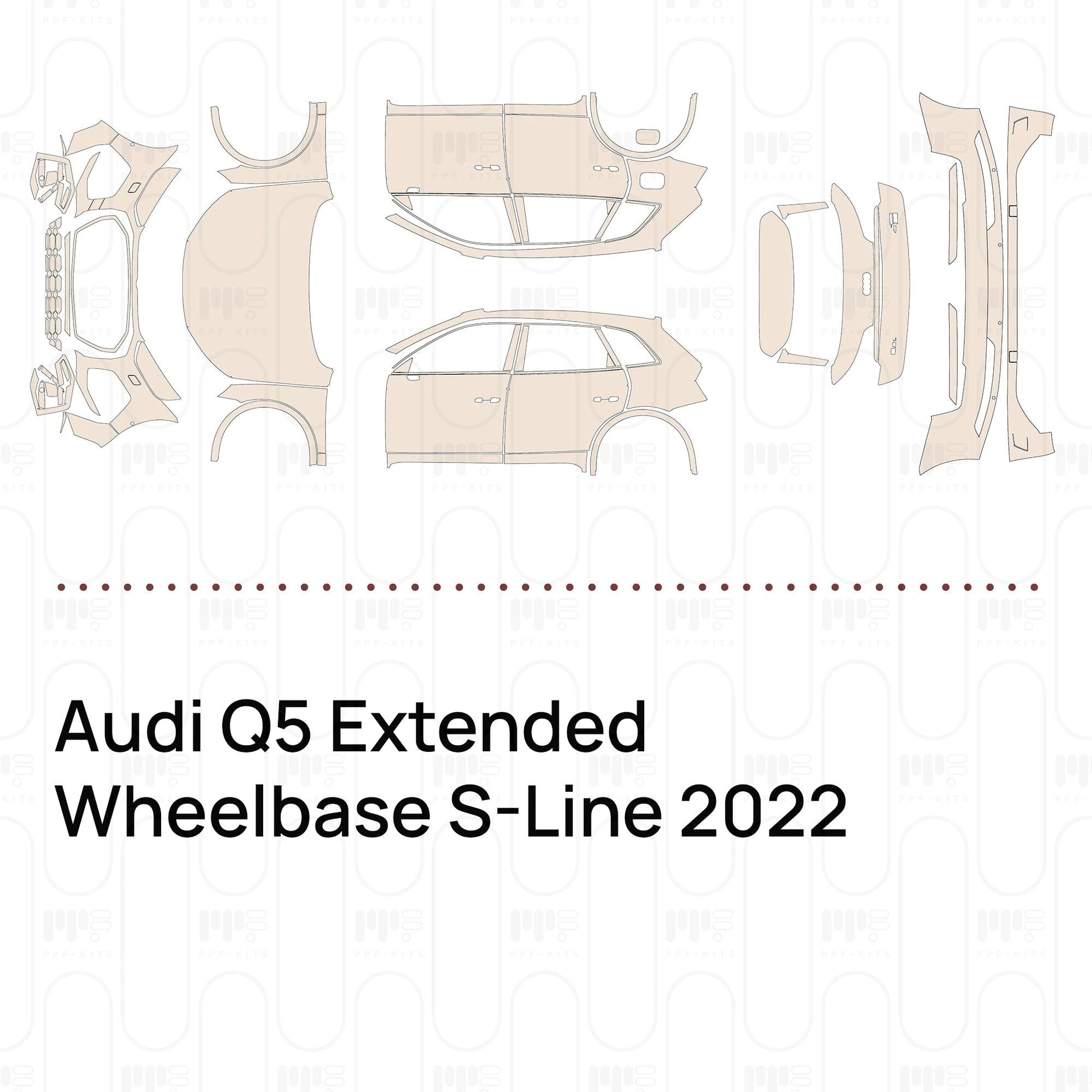 Pre-CutPPFAudiQ5ExtendedWheelbaseS-Line2022