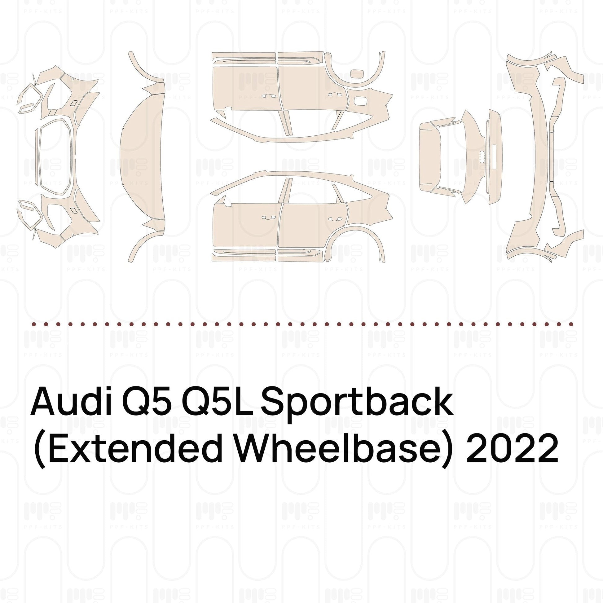 Pre-CutPPFAudiQ5Q5LSportback(ExtendedWheelbase)2022