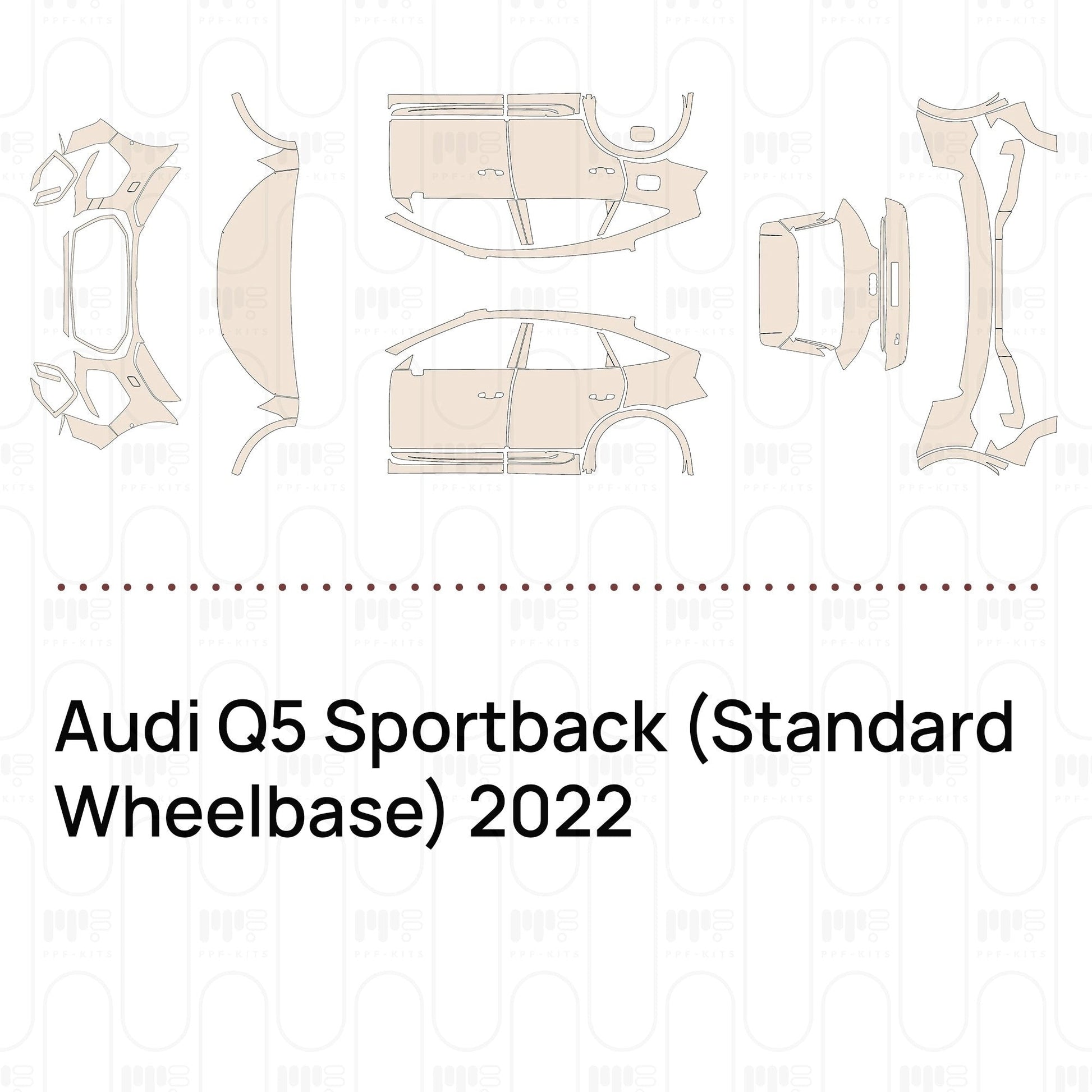 Pre-CutPPFAudiQ5Sportback(StandardWheelbase)2022