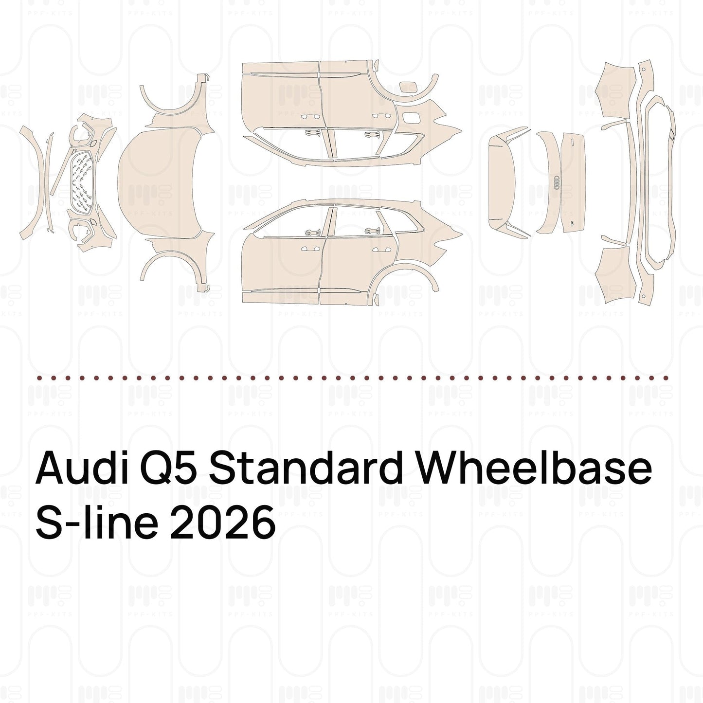 Pre-CutPPFAudiQ5StandardWheelbaseS-line2026
