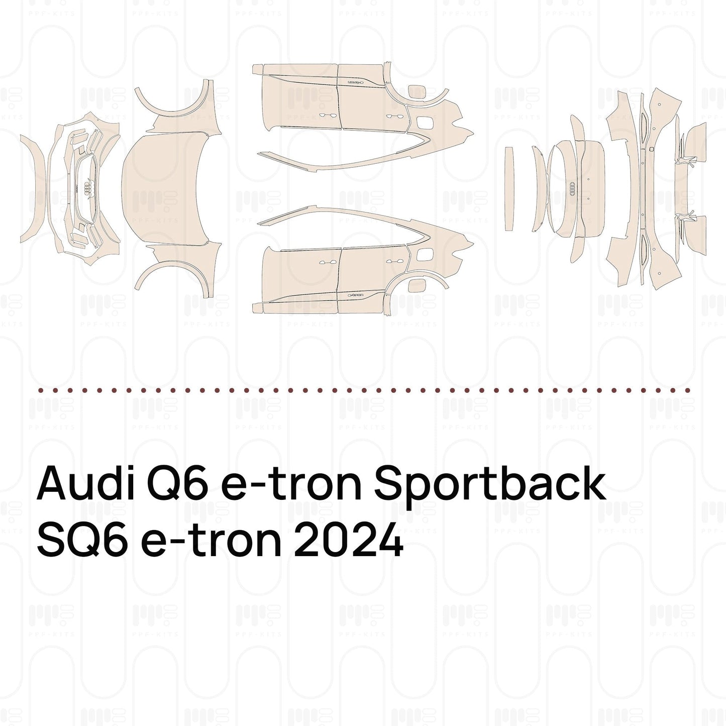 Pre-CutPPFAudiQ6e-tronSportbackSQ6e-tron2024
