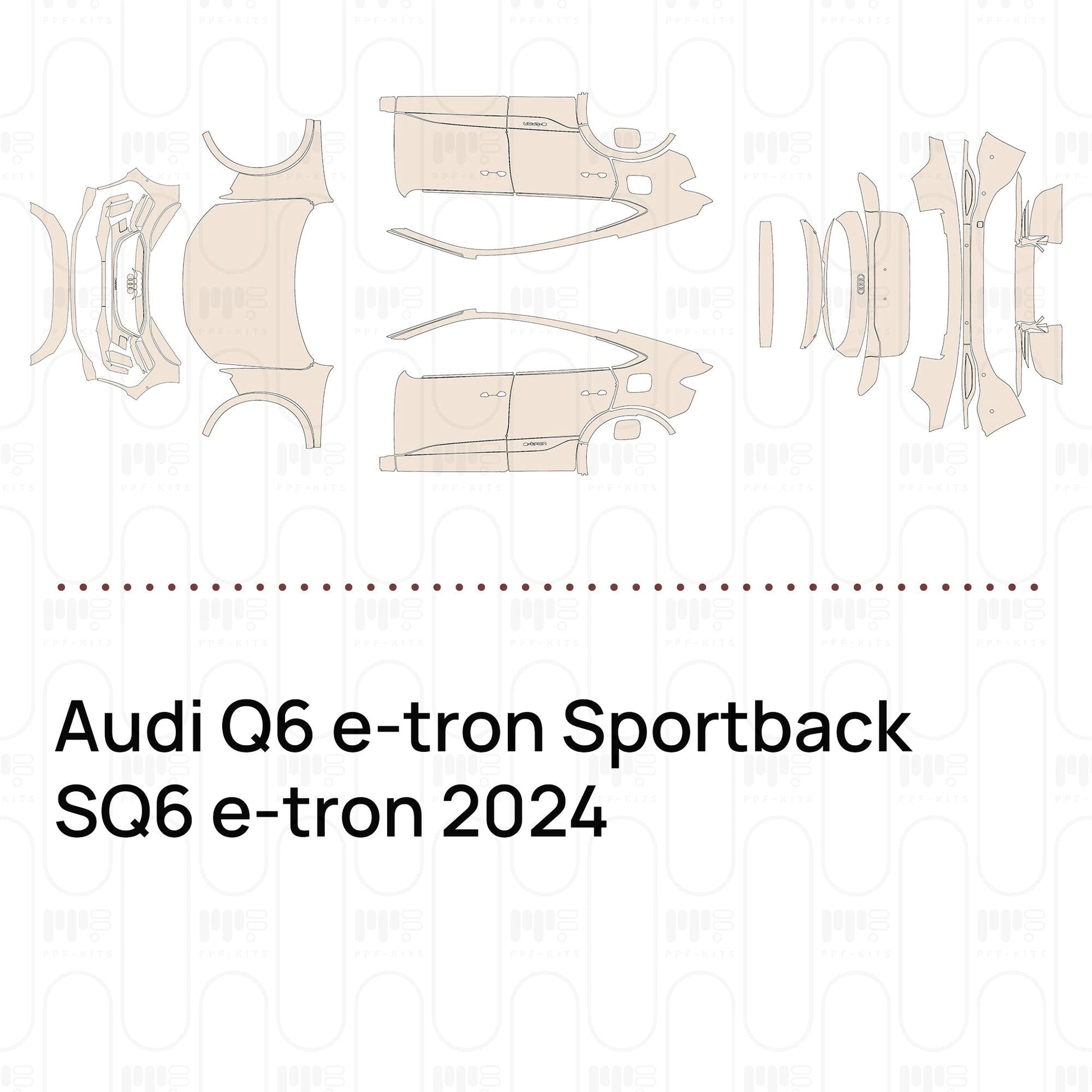 Pre-CutPPFAudiQ6e-tronSportbackSQ6e-tron2024