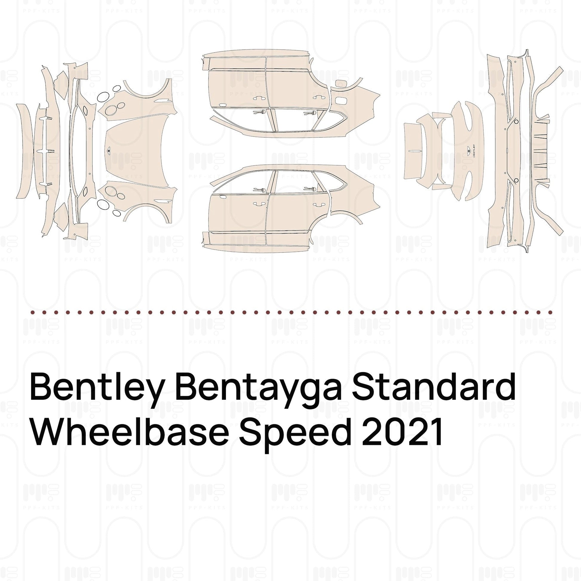 Pre-CutPPFBentleyBentaygaStandardWheelbaseSpeed2021