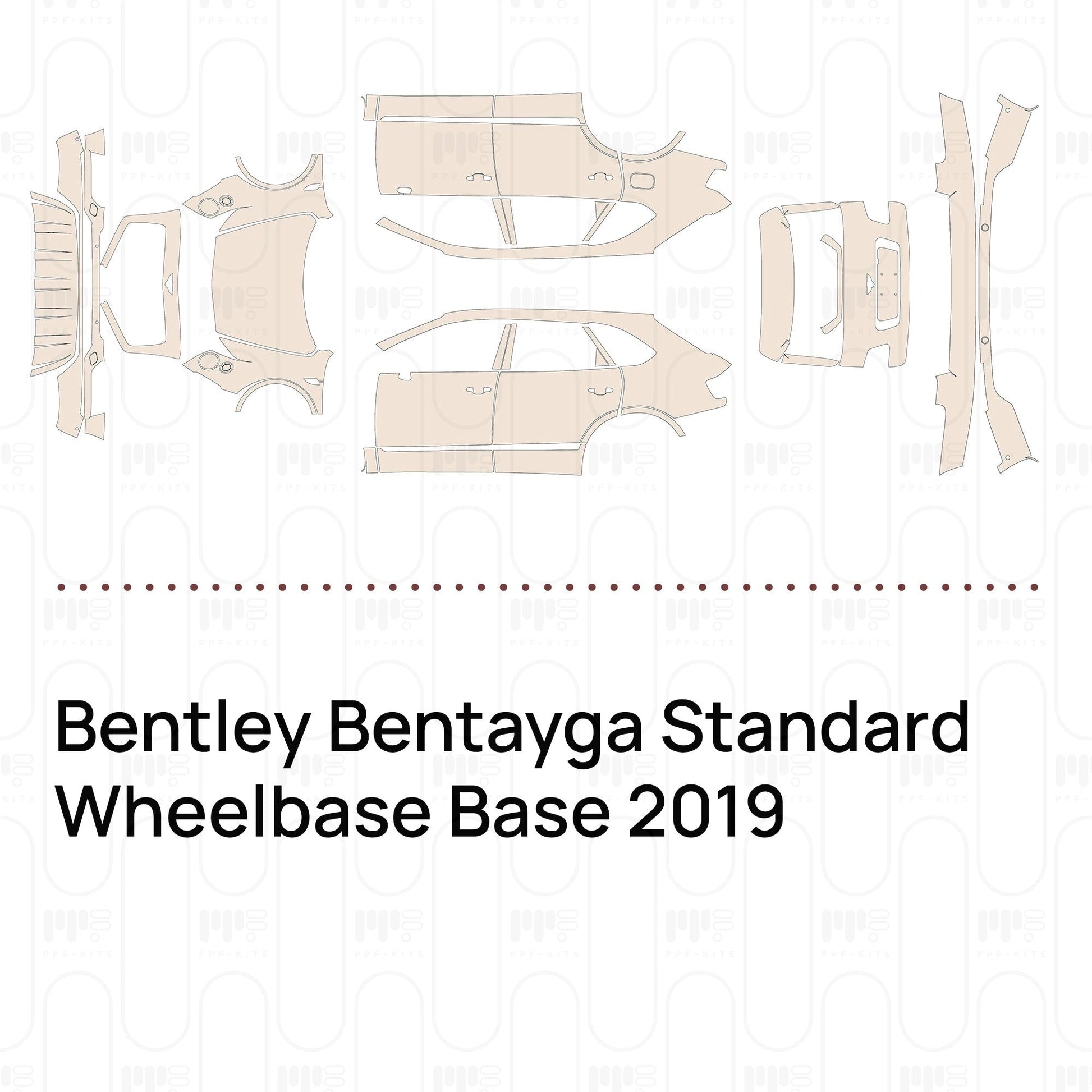 Pre-CutPPFBentleyBentaygaStandardWheelbaseBase2019