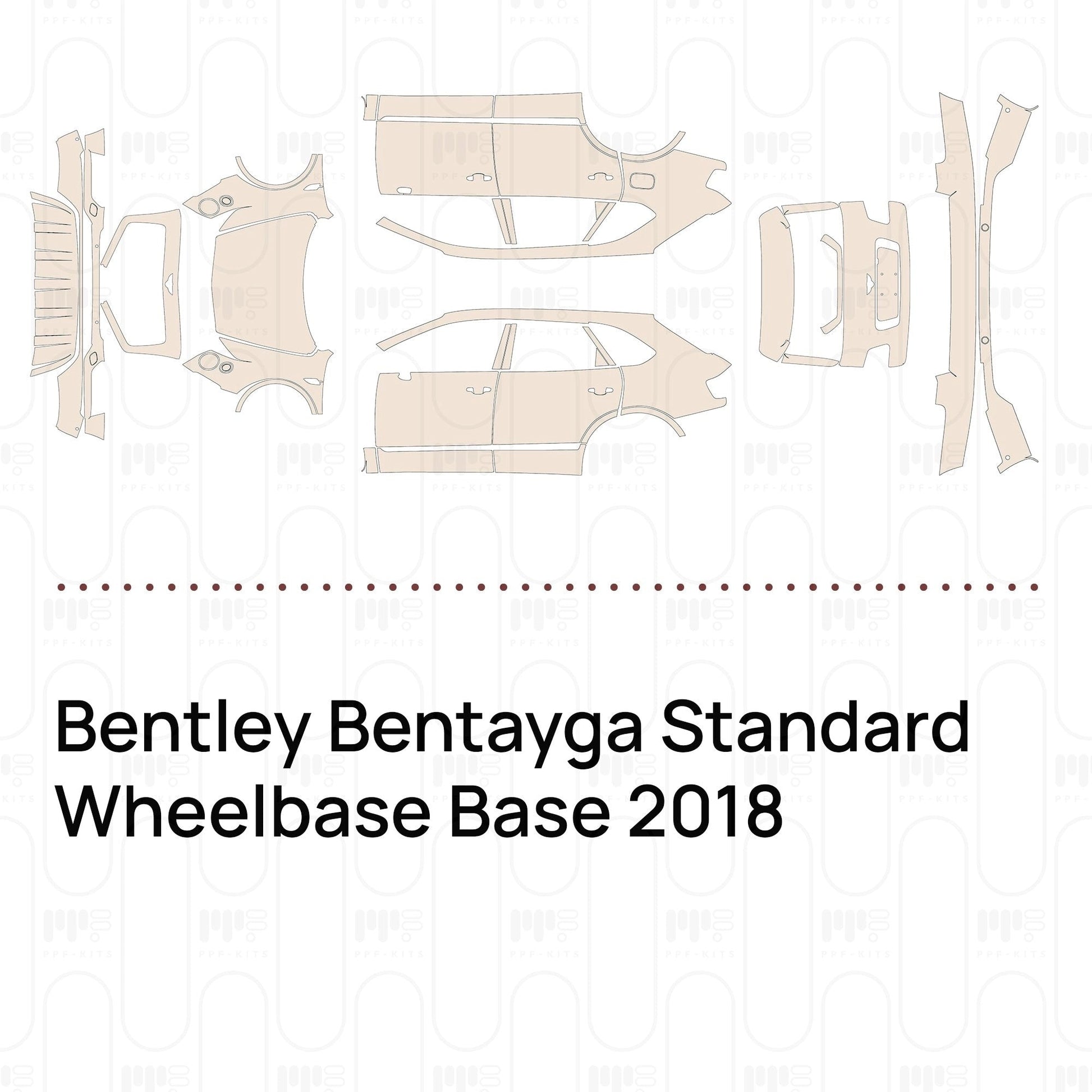 Pre-CutPPFBentleyBentaygaStandardWheelbaseBase2018
