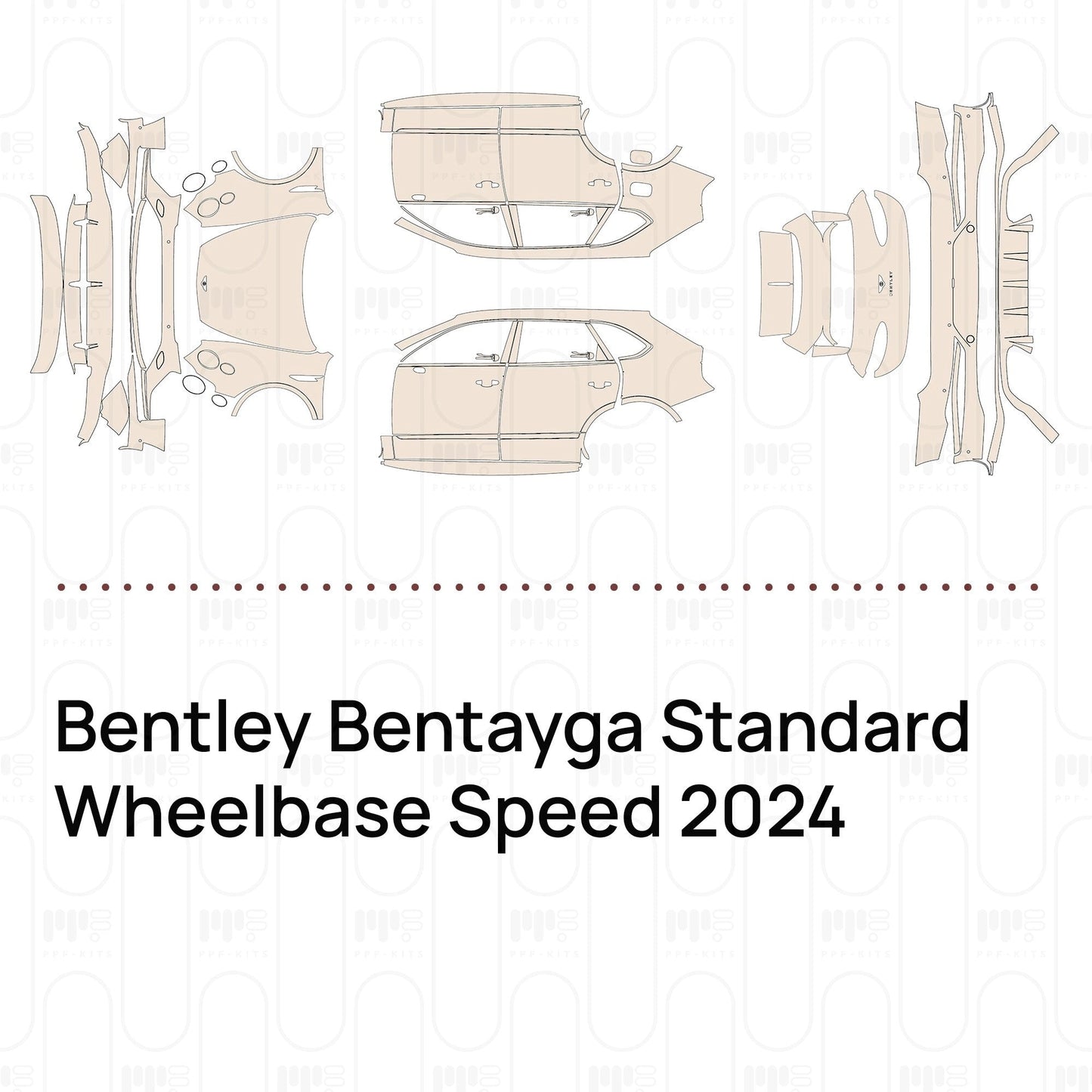 Pre-CutPPFBentleyBentaygaStandardWheelbaseSpeed2024