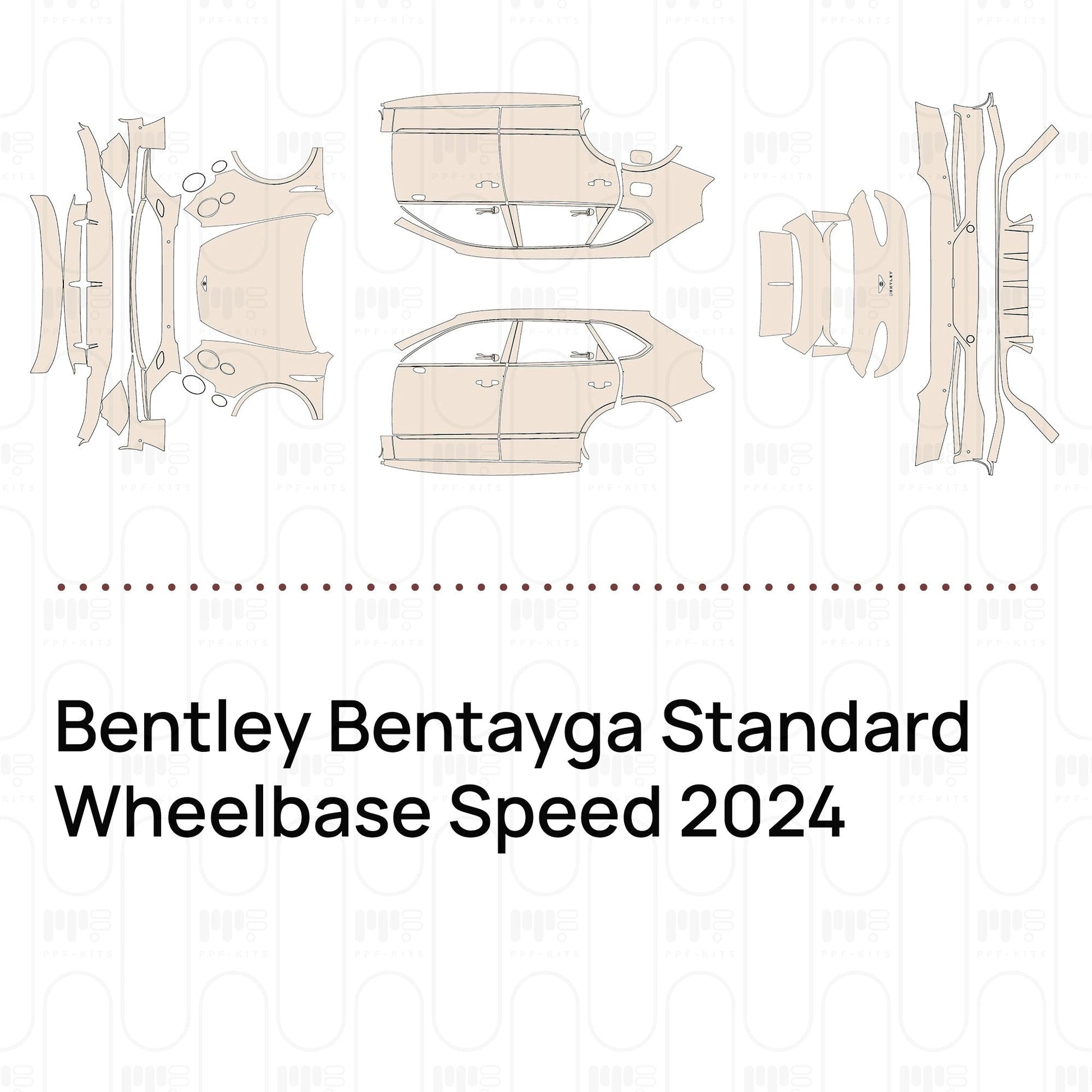 Pre-CutPPFBentleyBentaygaStandardWheelbaseSpeed2024