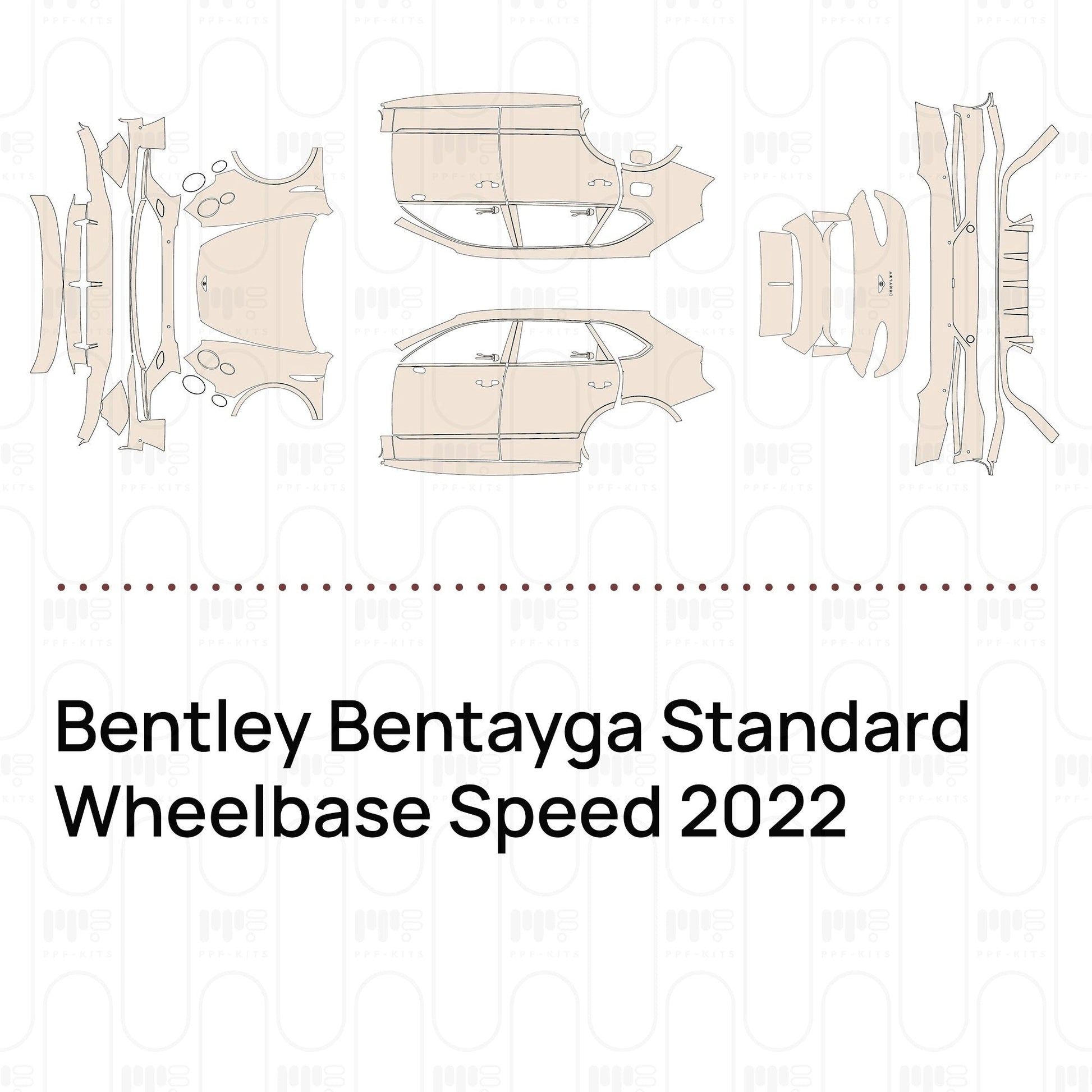 Pre-CutPPFBentleyBentaygaStandardWheelbaseSpeed2022