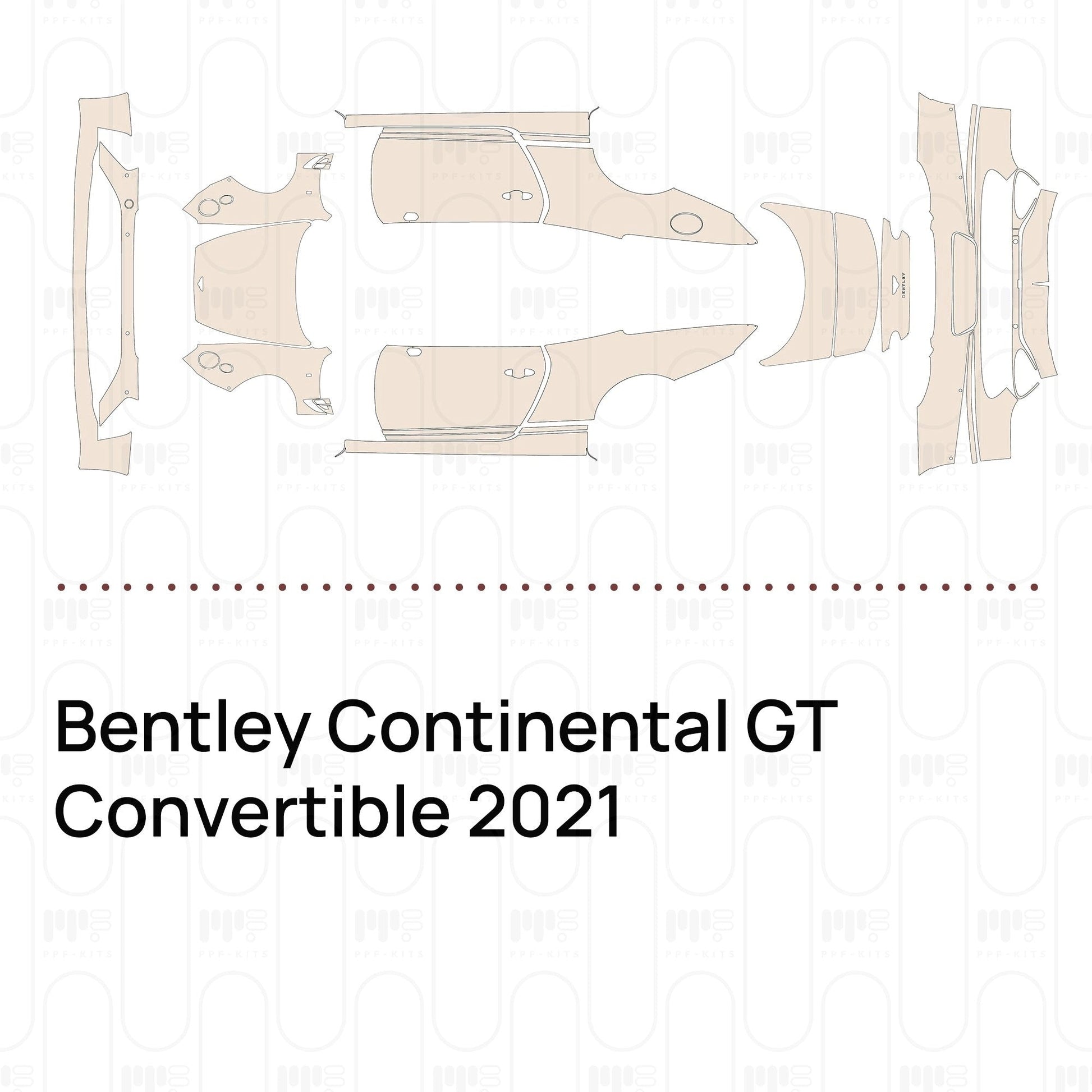 Pre-CutPPFBentleyContinentalGTConvertible2021