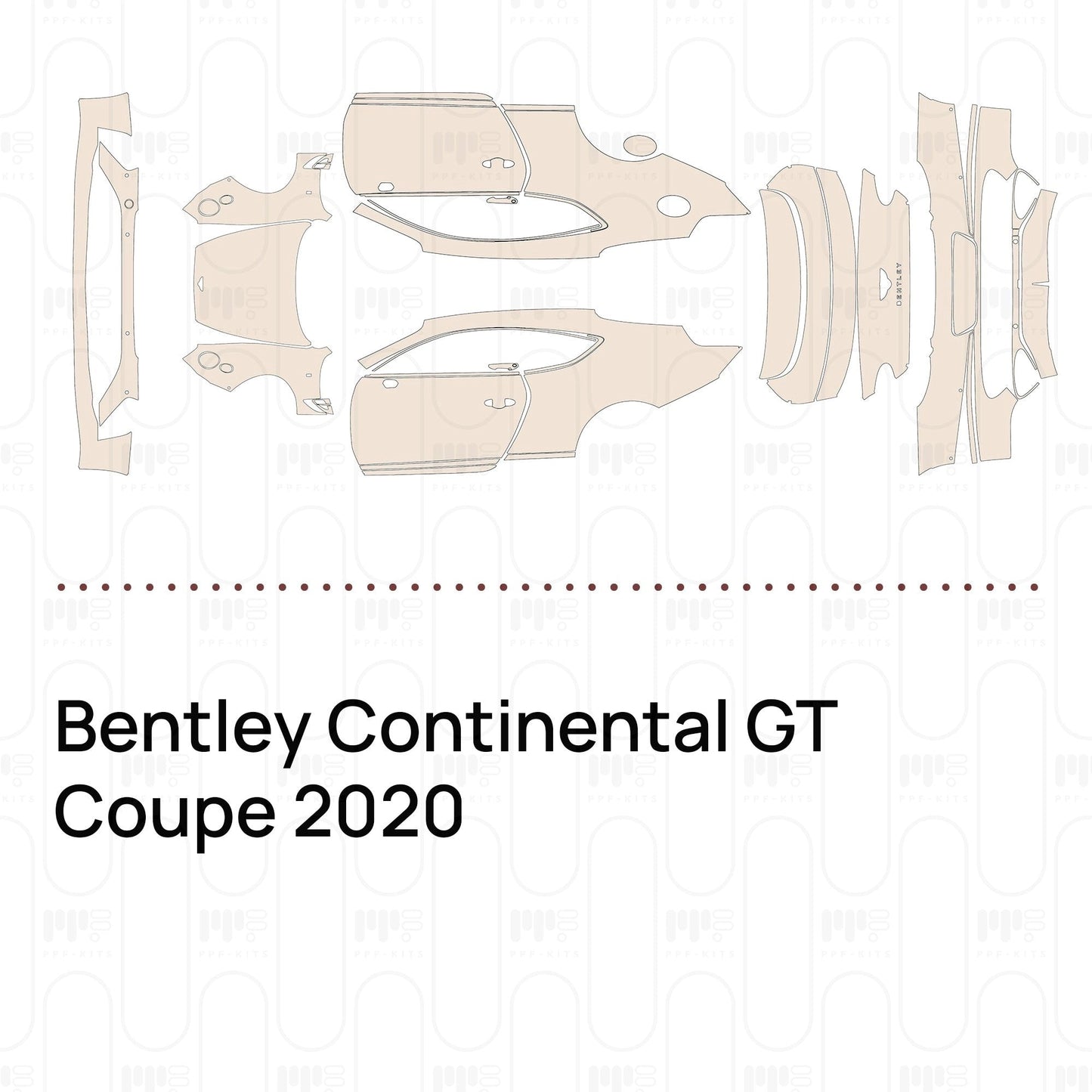 Pre-CutPPFBentleyContinentalGTCoupe2020