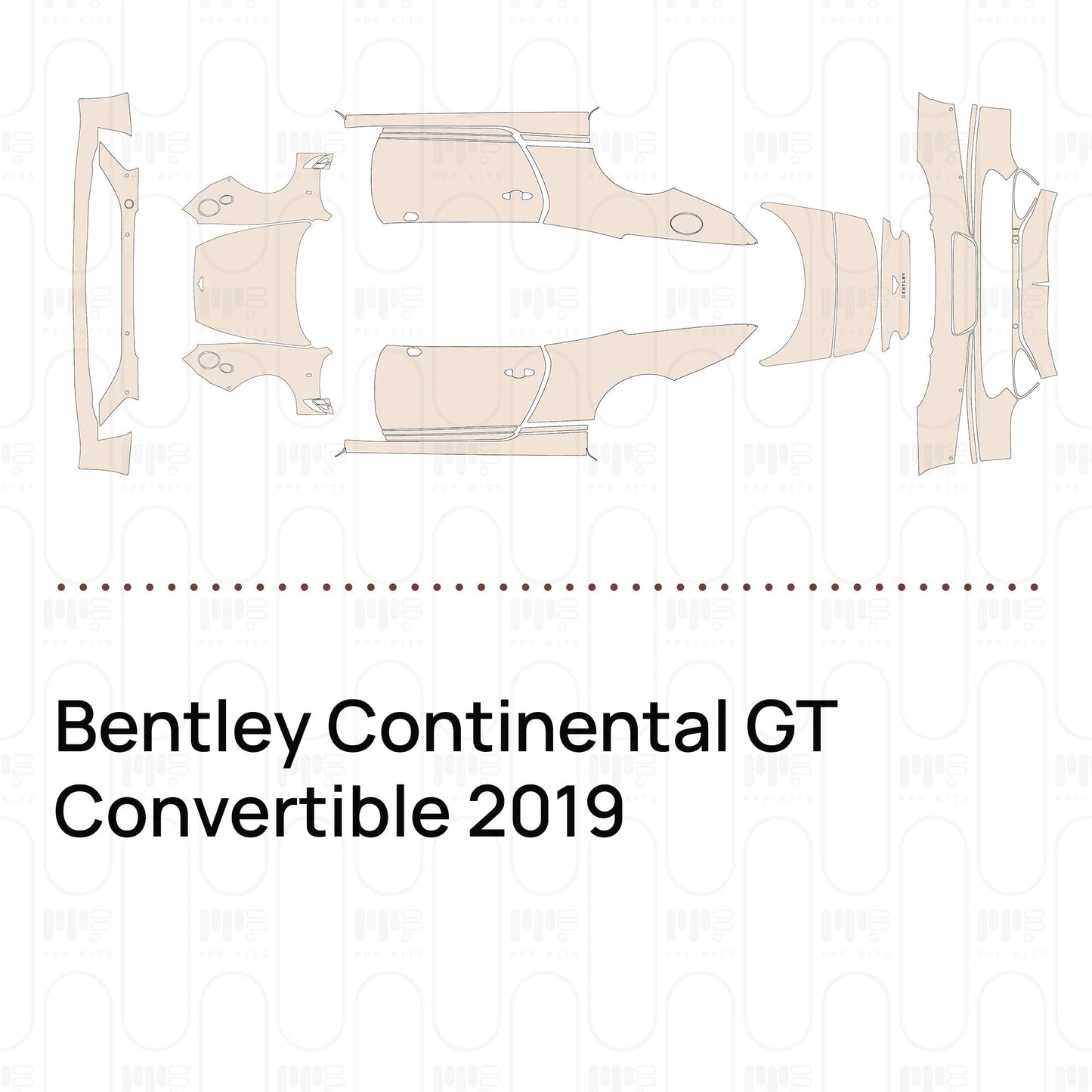 Pre-CutPPFBentleyContinentalGTConvertible2019