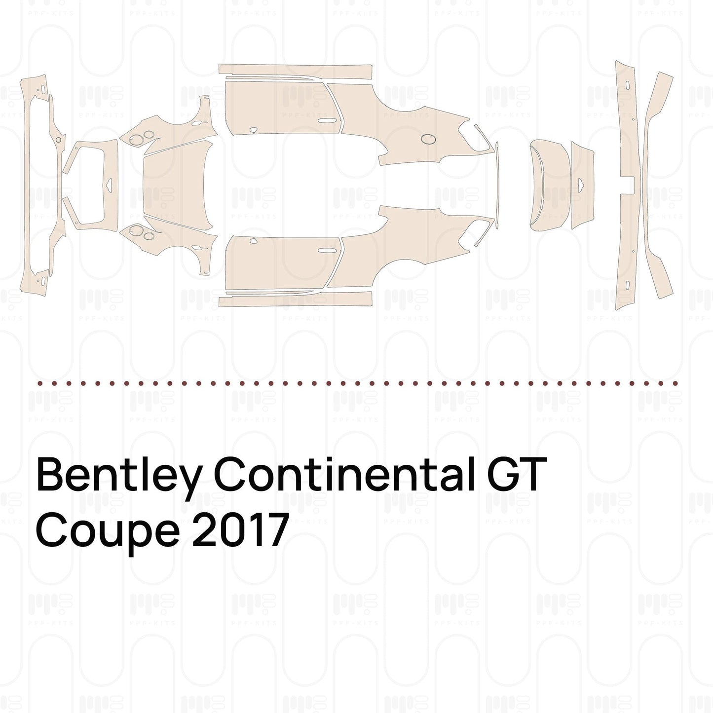 Pre-CutPPFBentleyContinentalGTCoupe2017
